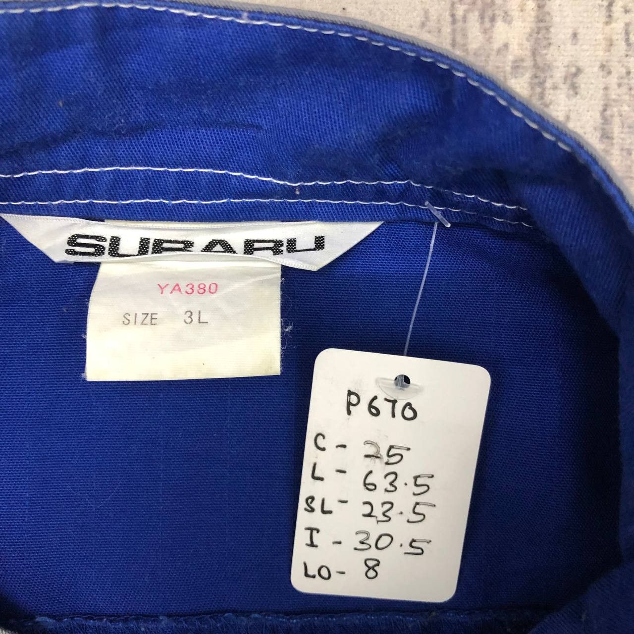 Japanese Brand × Sports Specialties P670 SUBARU RACING RALLY COVERALLS Size US XXL / EU 58 / 5 - 6 Thumbnail