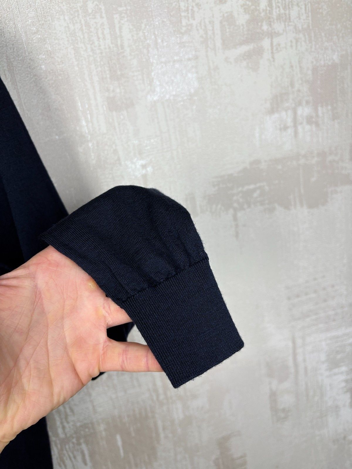 Suitsupply SuitSupply Merino Wool Crew Neck Dark Navy Size US M / EU 48-50 / 2 - 4 Thumbnail