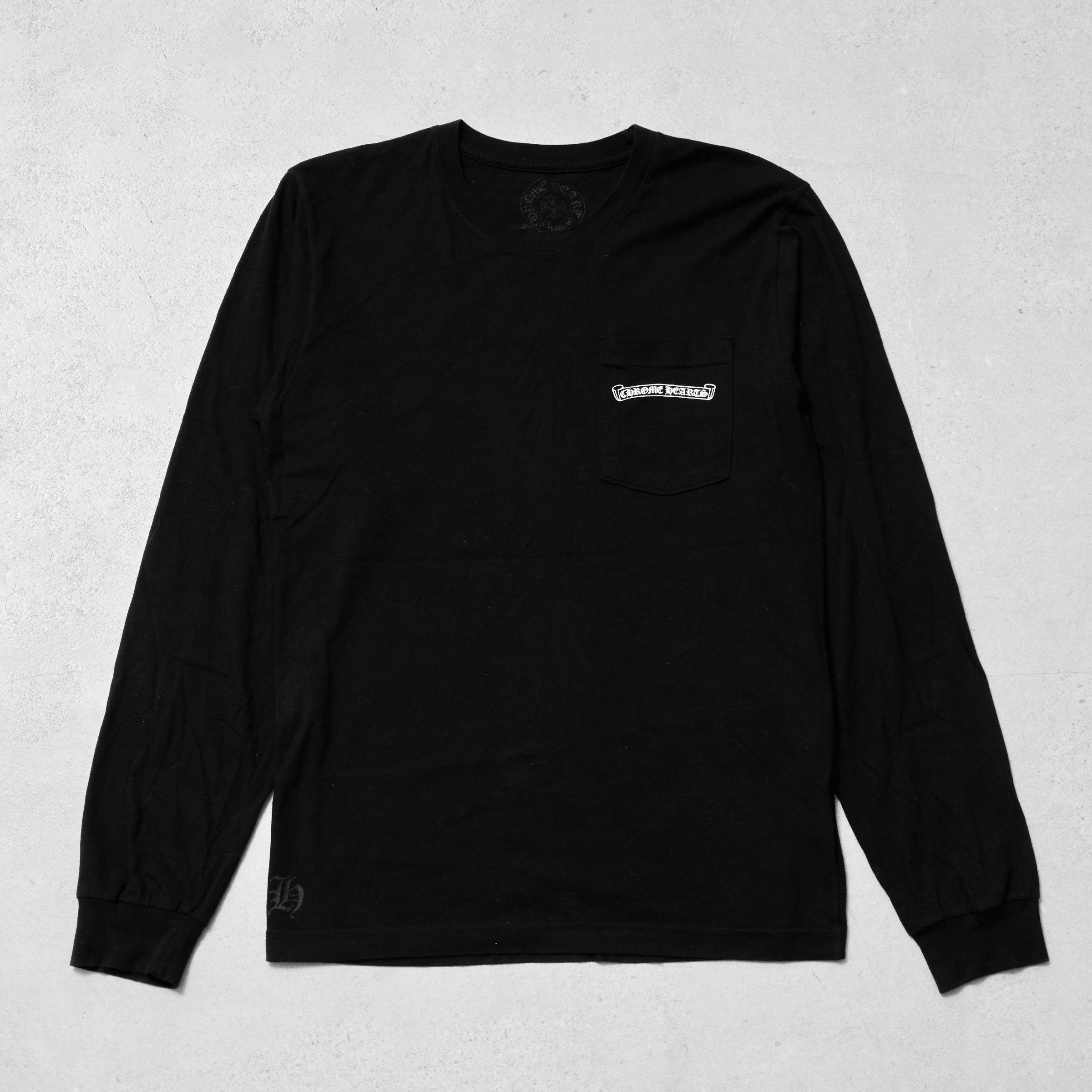 Chrome Hearts CHROME HEARTS USA Long Sleeve T Shirt BLACK | Grailed