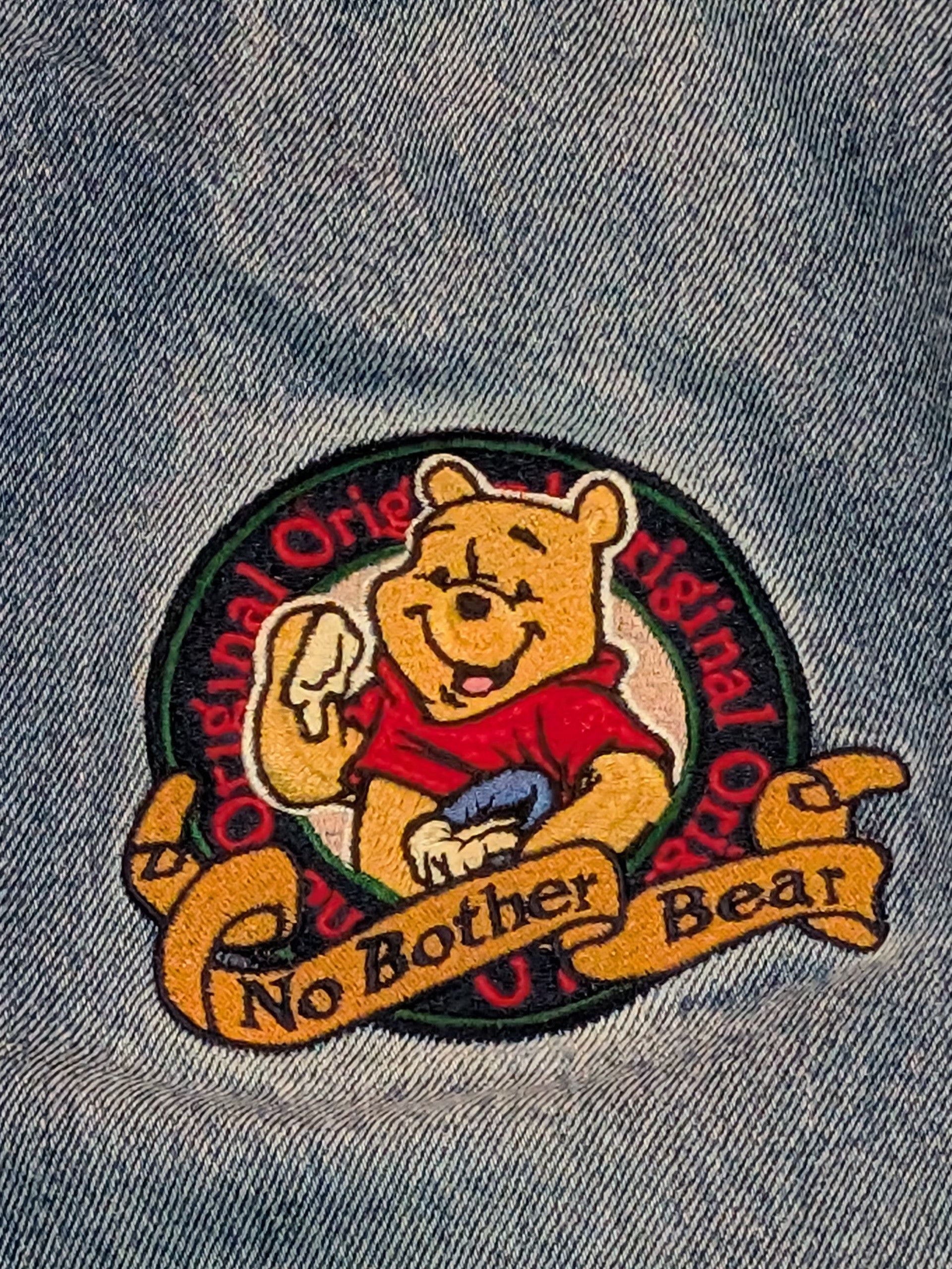 Disney Vintage Winnie the Pooh 'No Brother Bear' Denim Vest Size S Size US S / EU 44-46 / 1 - 2 Thumbnail