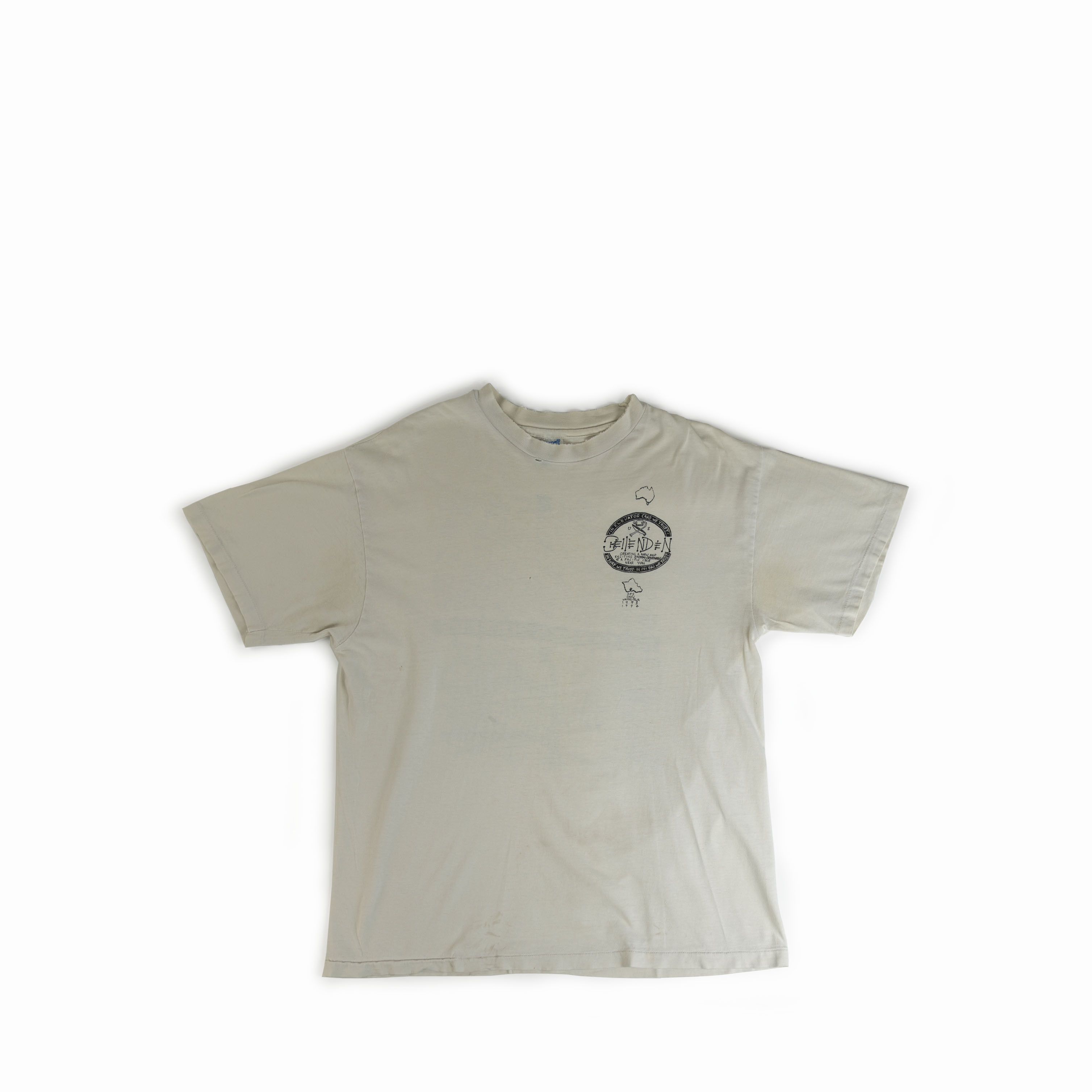 Hanes × Vintage Vintage 1990's Nocturnal Demolition Thrashed Tee Shirt Size US L / EU 52-54 / 3 - 1 Thumbnail