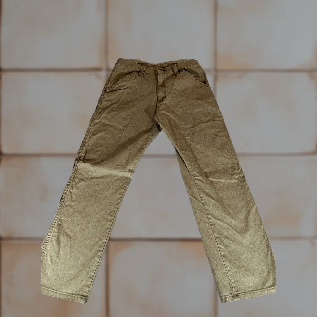 Wrangler Wrangler Pants Mens 32x30 Brown Khaki Relaxed Carpenter Workwear Jeans Shirt? Size US 32 / EU 48 - 1 Thumbnail