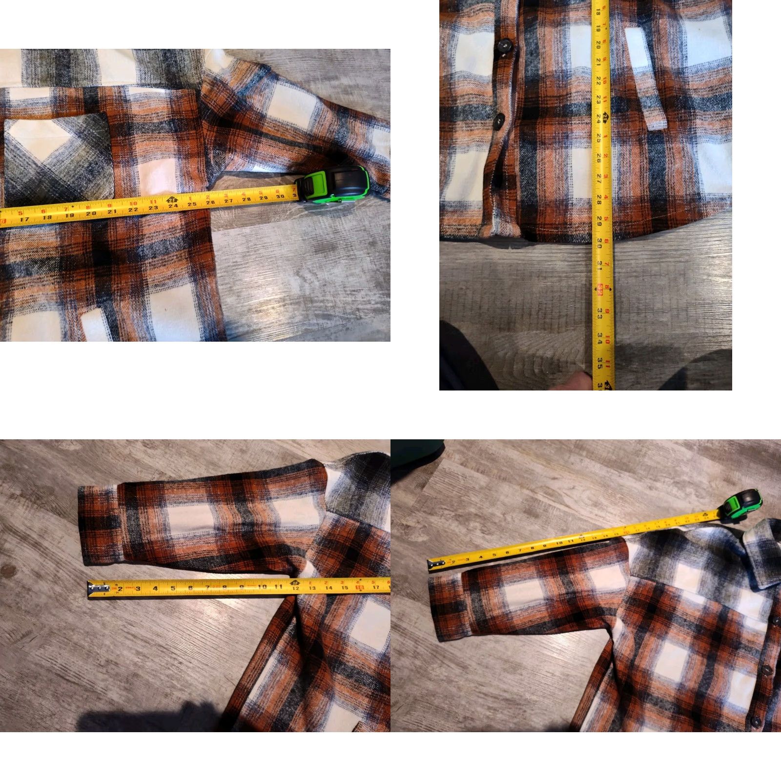Vintage ZENANA Women’s Plaid Shacket XL Jacket Long Sleeve Oversized fit Pockets Size XL / US 12-14 / IT 48-50 - 8 Thumbnail