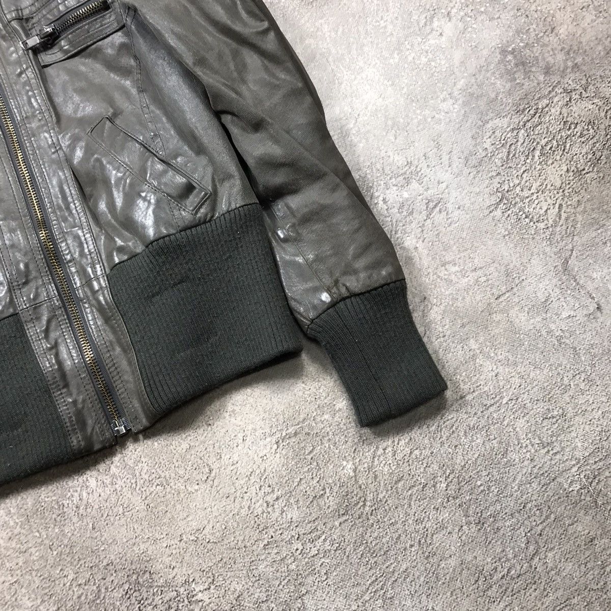 Vintage Vintage Y2K Faded Bomber Jacket Streetwear Grunge Relaxed M Size M / US 6-8 / IT 42-44 - 5 Thumbnail
