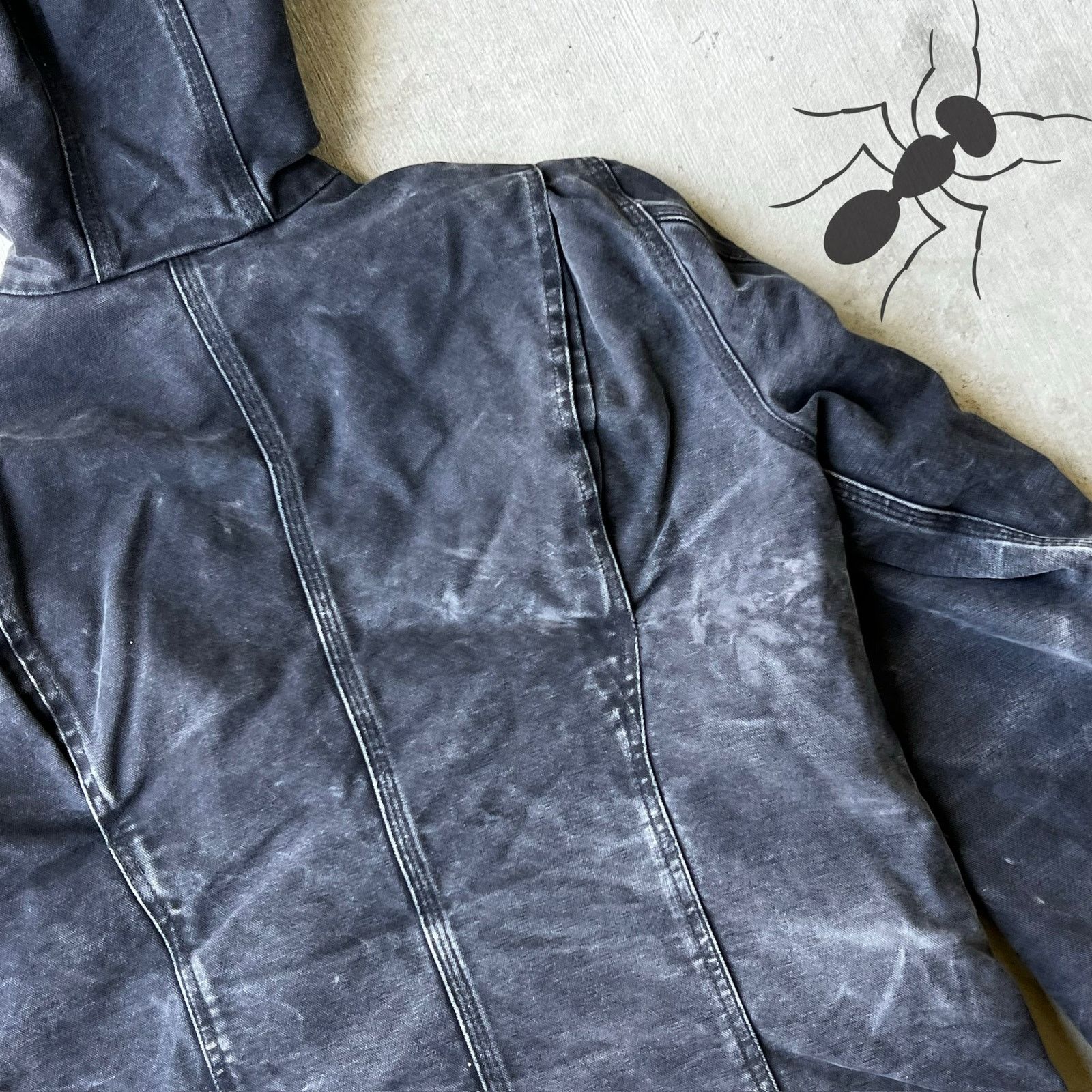 Carhartt × Vintage Carhartt WOMENS WJ141 BLK faded black hooded sierra jacket Size US M / EU 48-50 / 2 - 8 Thumbnail