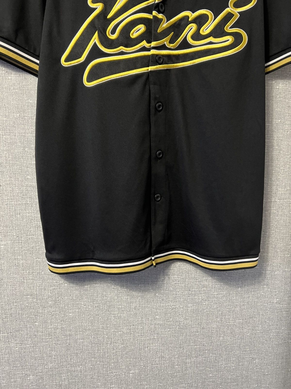 Karl Kani × Rap Tees × Vintage Karl Kani Jersey Baseball Shirt Big Logo Size US M / EU 48-50 / 2 - 6 Thumbnail