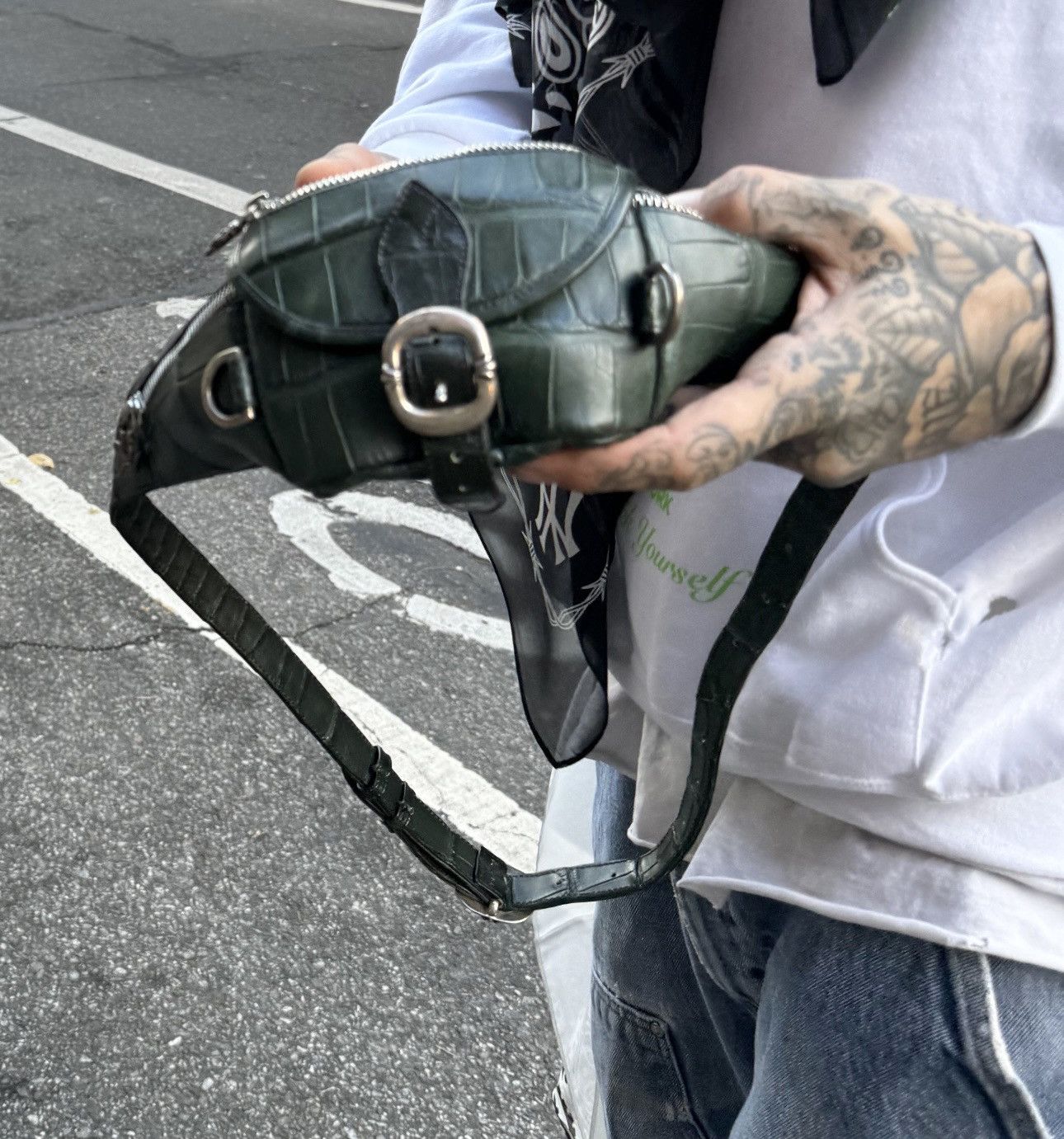 Chrome Hearts CHROME HEARTS ALLIGATOR CROC BAG 4GSELLER Size ONE SIZE - 7 Thumbnail