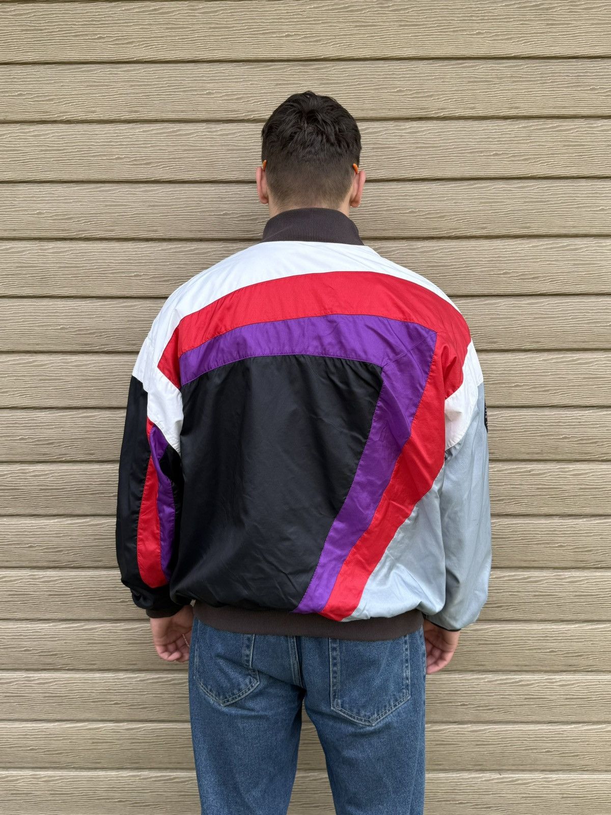 Nike Vintage 90s Nike International Track Jacket Windbreaker Size US XXL / EU 58 / 5 - 3 Thumbnail