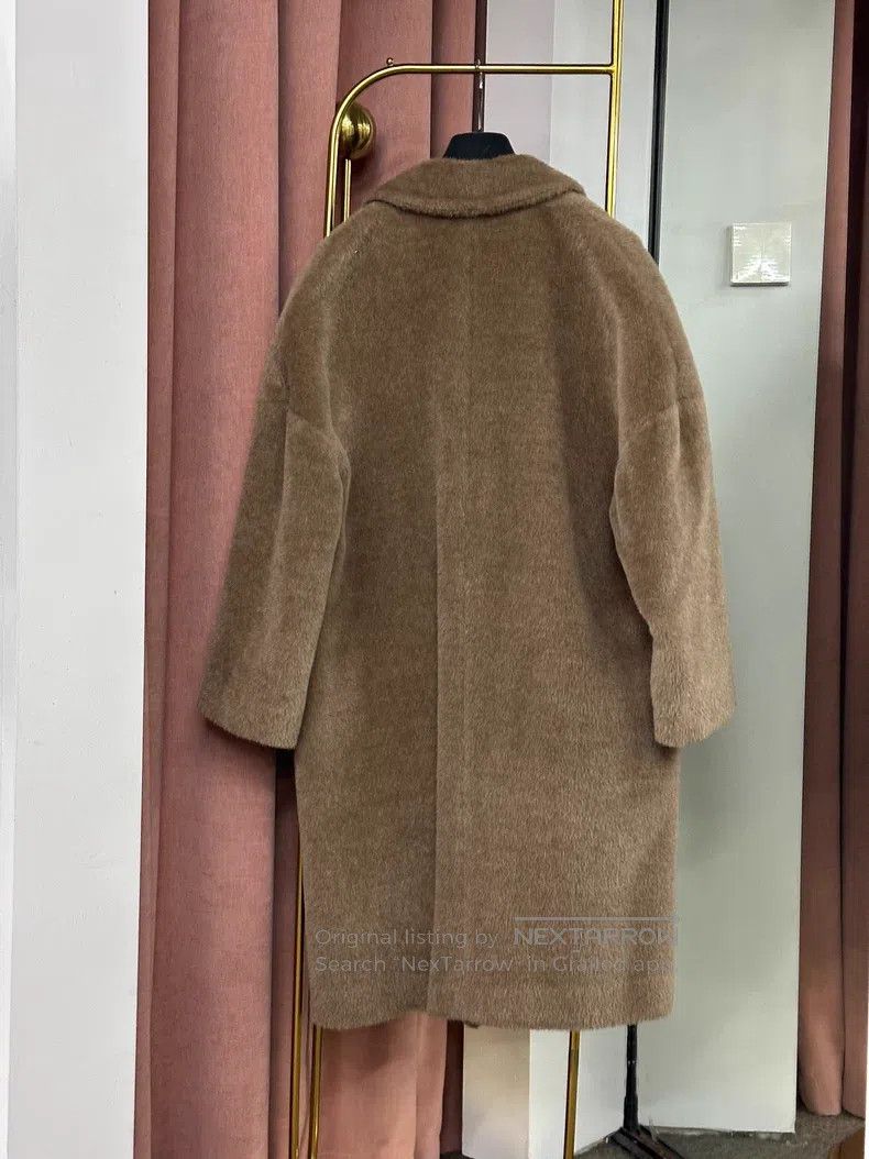 Brunello Cucinelli Brunello Cucinelli Brown Alpaca Tweed Coat Jacket Size XS / US 0-2 / IT 36-38 - 3 Thumbnail