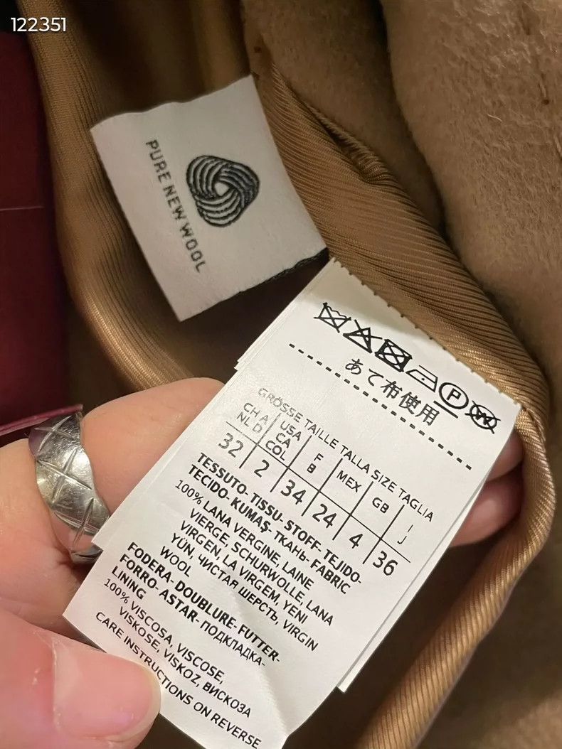 Max Mara Max Mara Women's wool midi hooded coat jacket Size XS / US 0-2 / IT 36-38 - 4 Thumbnail