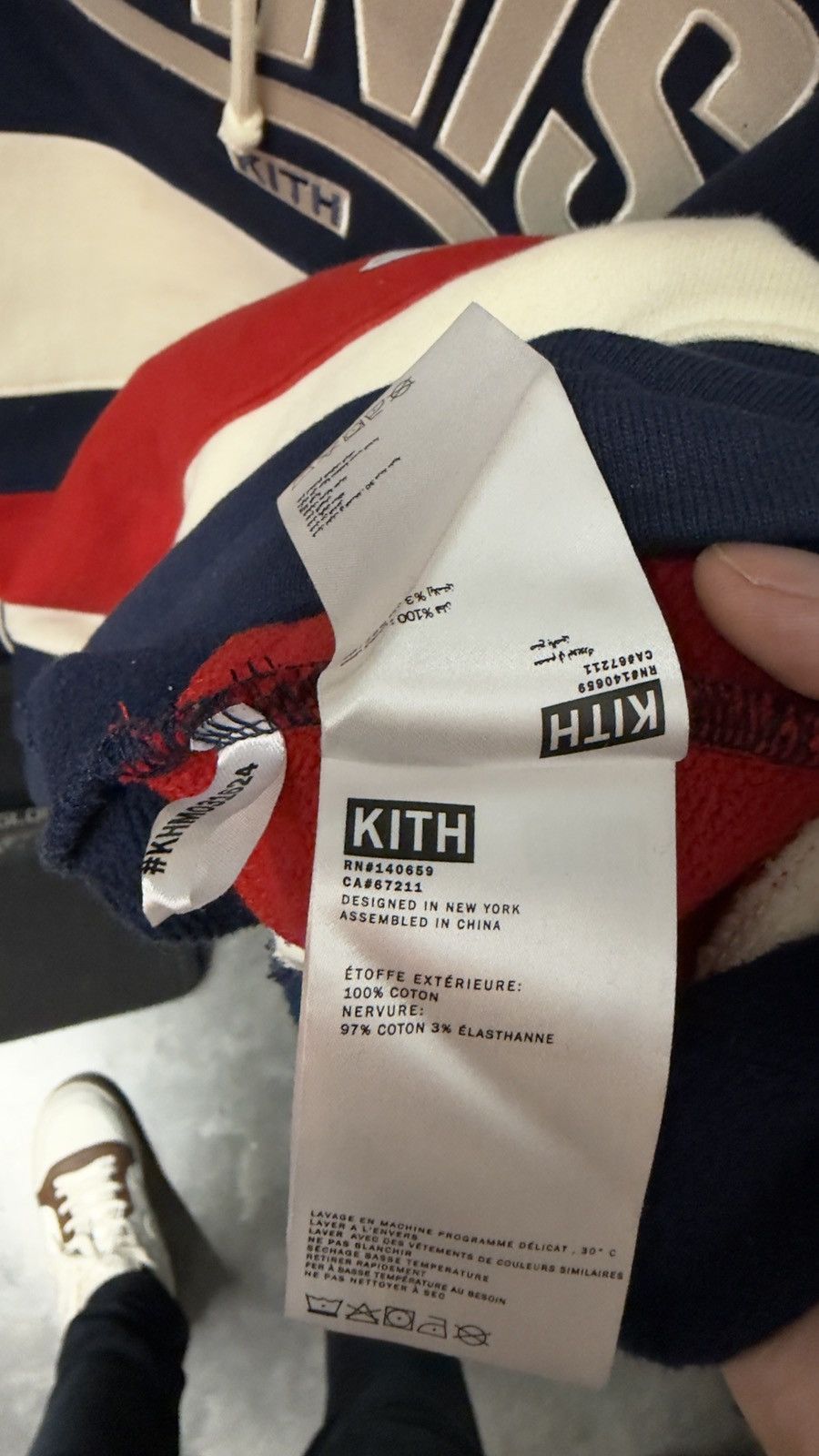 Kith KITH x NFL New York Giants Delk Hockey Hoodie Size Med Size US M / EU 48-50 / 2 - 7 Thumbnail