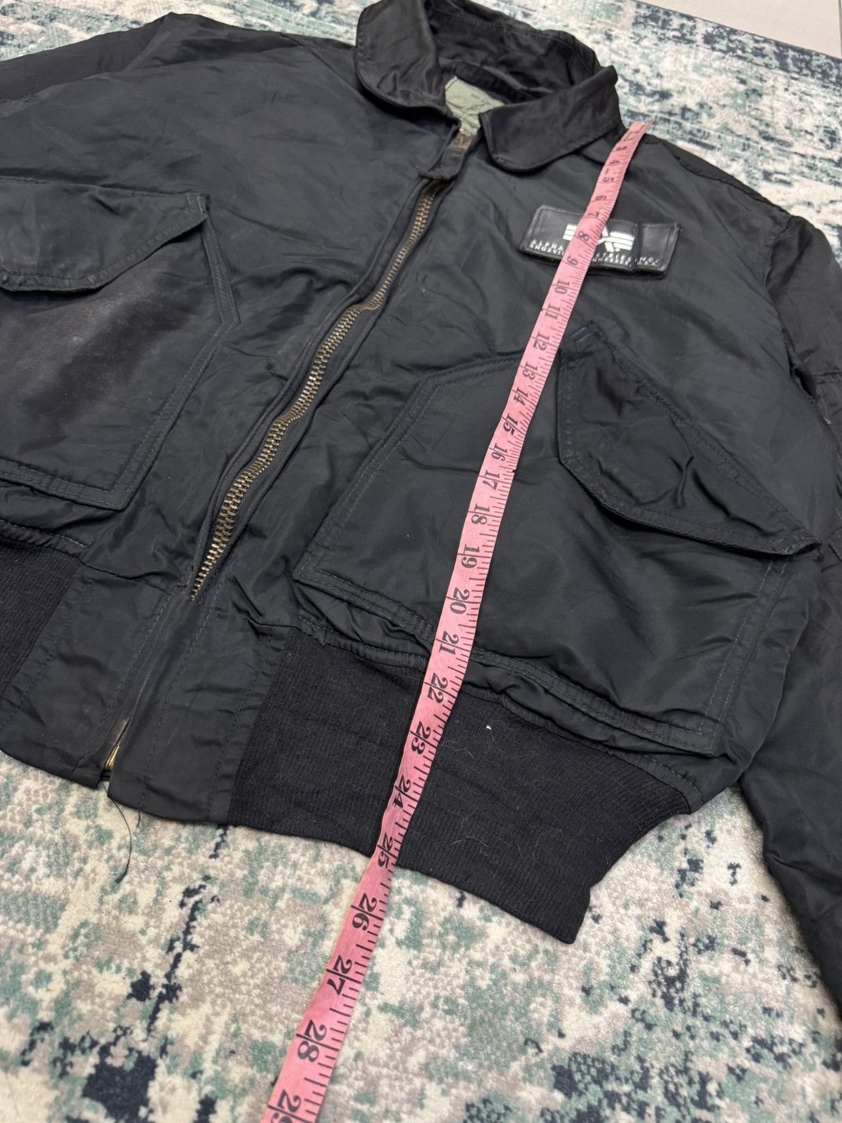 Alpha Industries VINTAGE ALPHA IND. CWU-45/P BOMBER JACKET MEDIUM 3G0007 Size US M / EU 48-50 / 2 - 9 Thumbnail