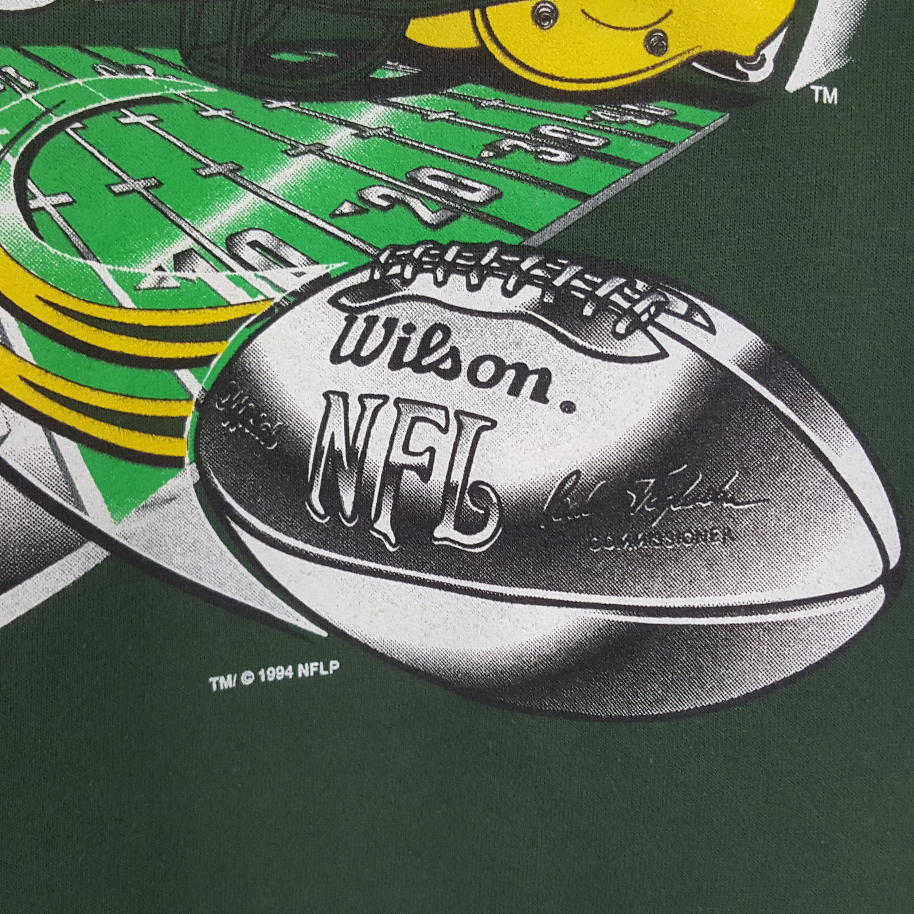 NFL × Sports Specialties × Vintage Vintage Wilson NFL Baseball Sweatshirt Size US XL / EU 56 / 4 - 3 Thumbnail