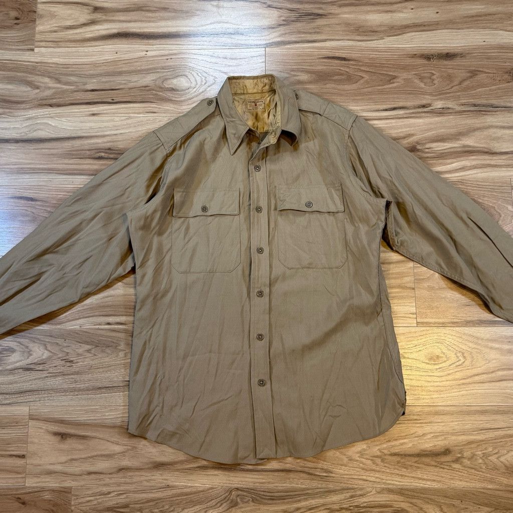 Z Brand Esquire Men’s L Regulation Vintage Utility Shirt Size US L / EU 52-54 / 3 - 1 Thumbnail