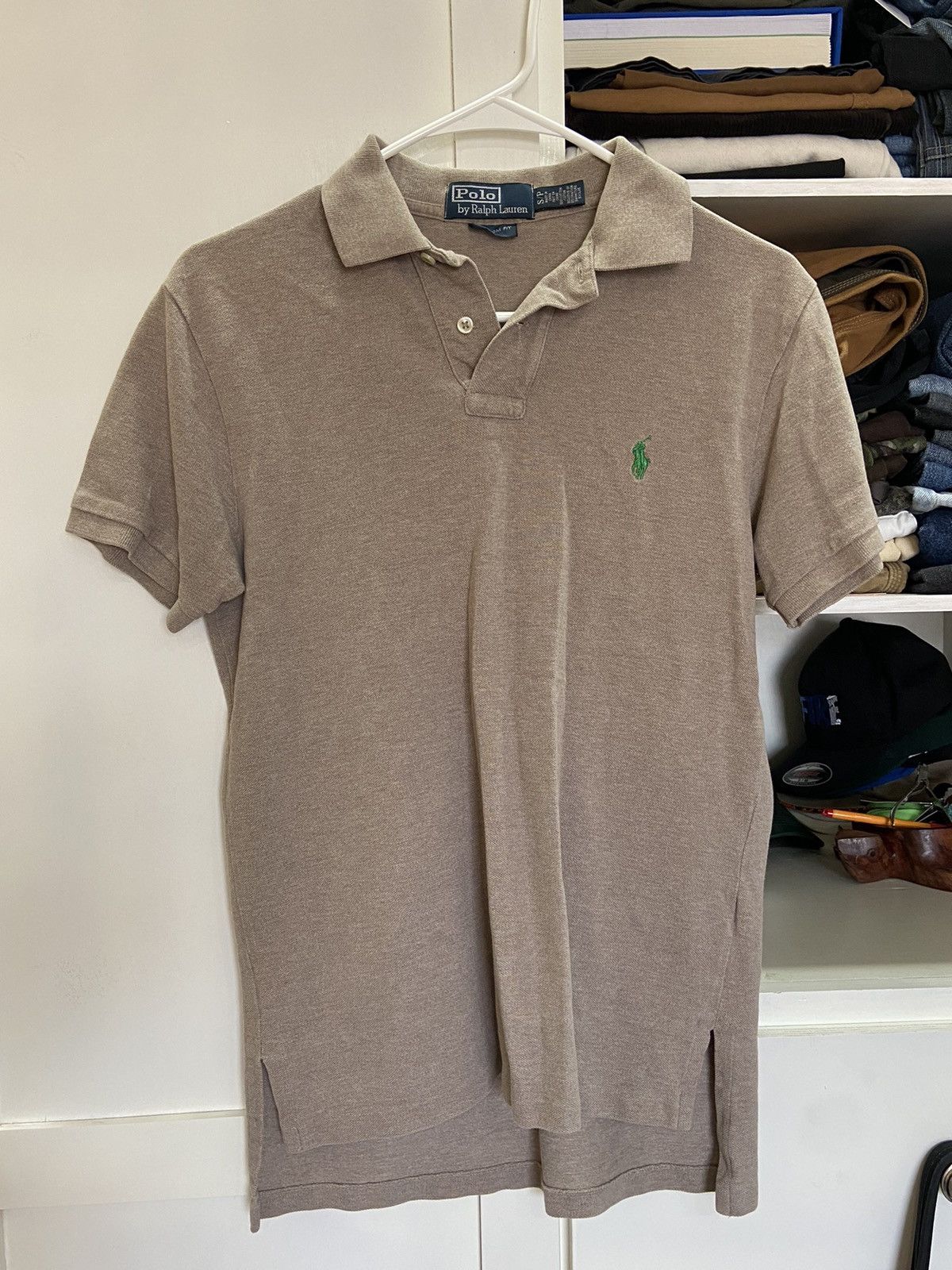 Polo Ralph Lauren Ralph Lauren Custom Fit Green Pony Polo Shirt Size US S / EU 44-46 / 1 - 1 Thumbnail
