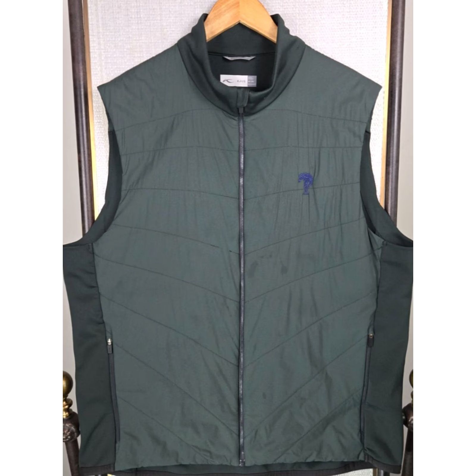 KJUS KJUS x OLD ELM CLUB Mens Full Zip Insulated Vest 3XL Green Windbreaker Golf Casual Size US XXL / EU 58 / 5 - 2 Thumbnail