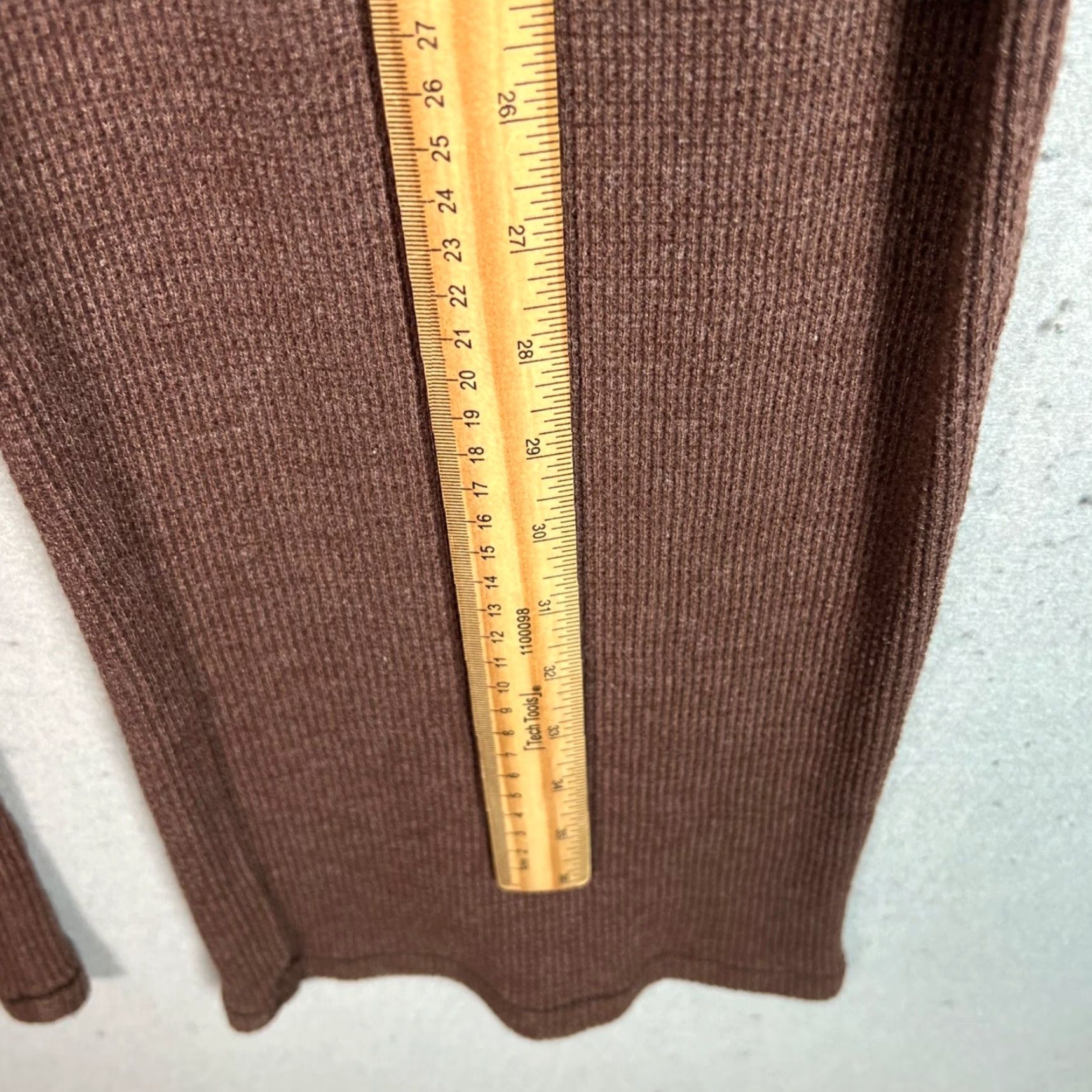 TNA Tna Womens Brown Ribbed Knit Lounge Pants XS Wide Leg Shirt? Size 26" / US 2 / IT 38 - 6 Thumbnail