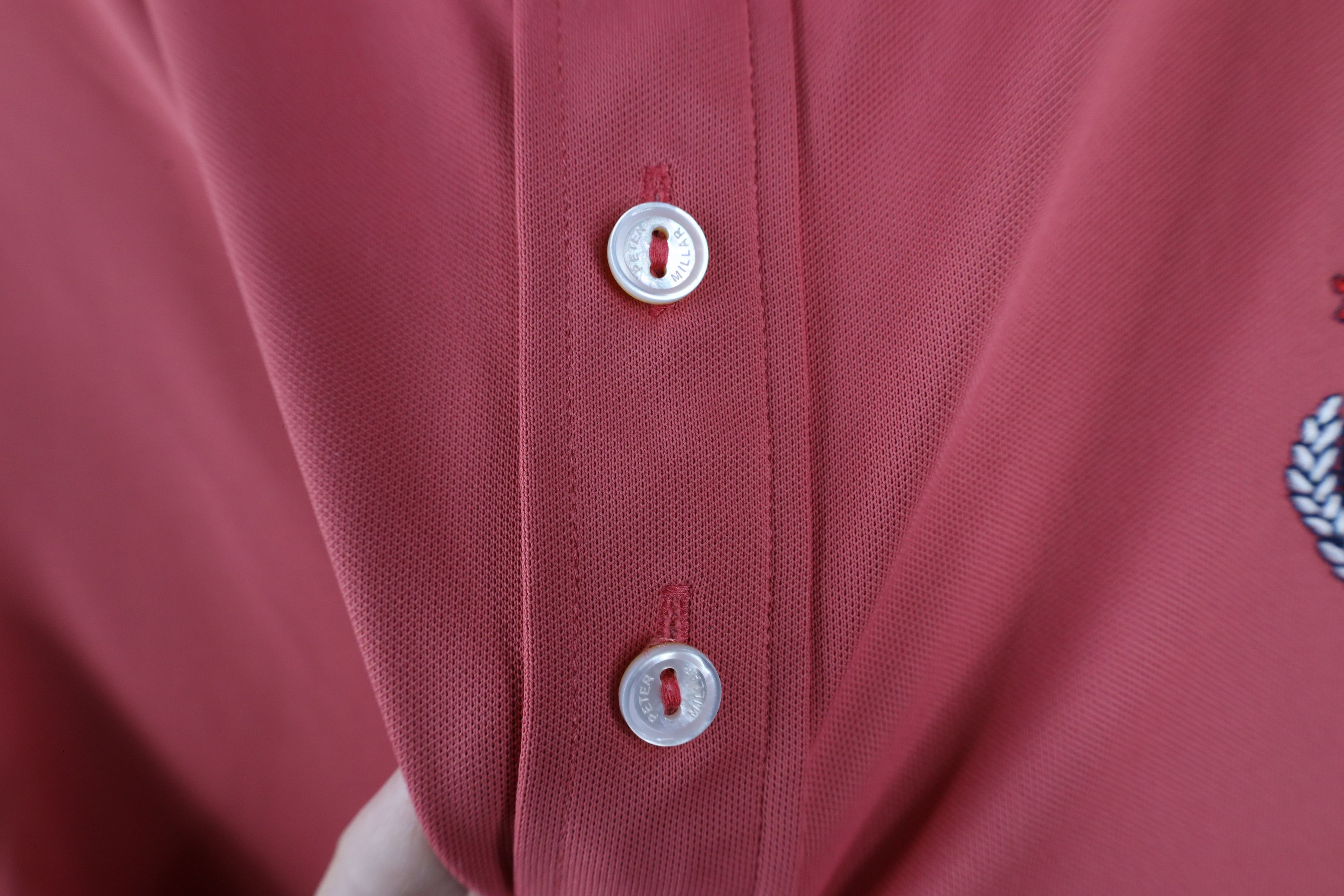 Vintage Peter Millar Crown Crafted Short Sleeve Golf Polo Shirt Pink Size US XL / EU 56 / 4 - 5 Thumbnail