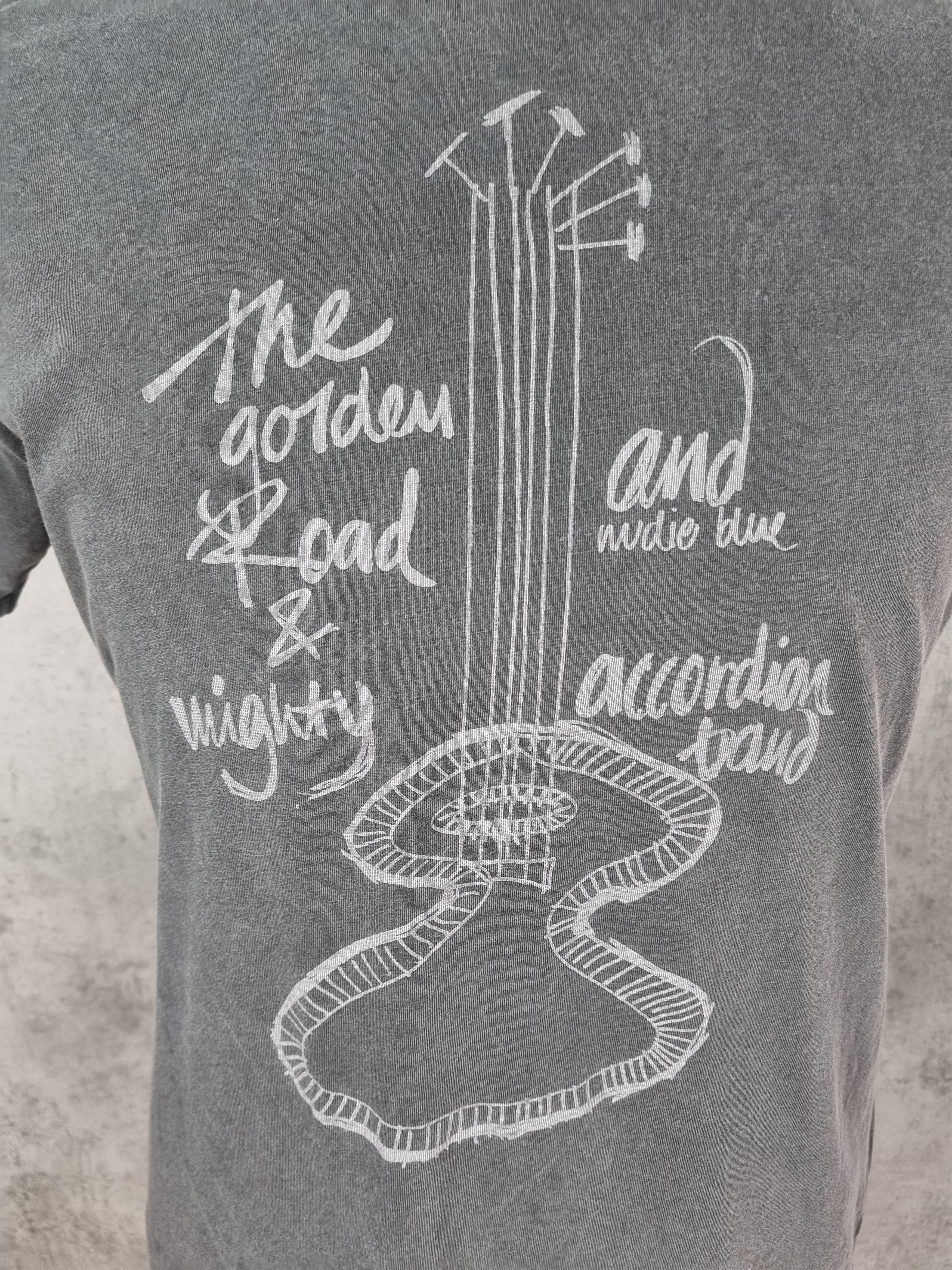Nudie Jeans × Vintage Rare Nudie Jeans Guitar Logo Tee Shirt Size US M / EU 48-50 / 2 - 14 Thumbnail
