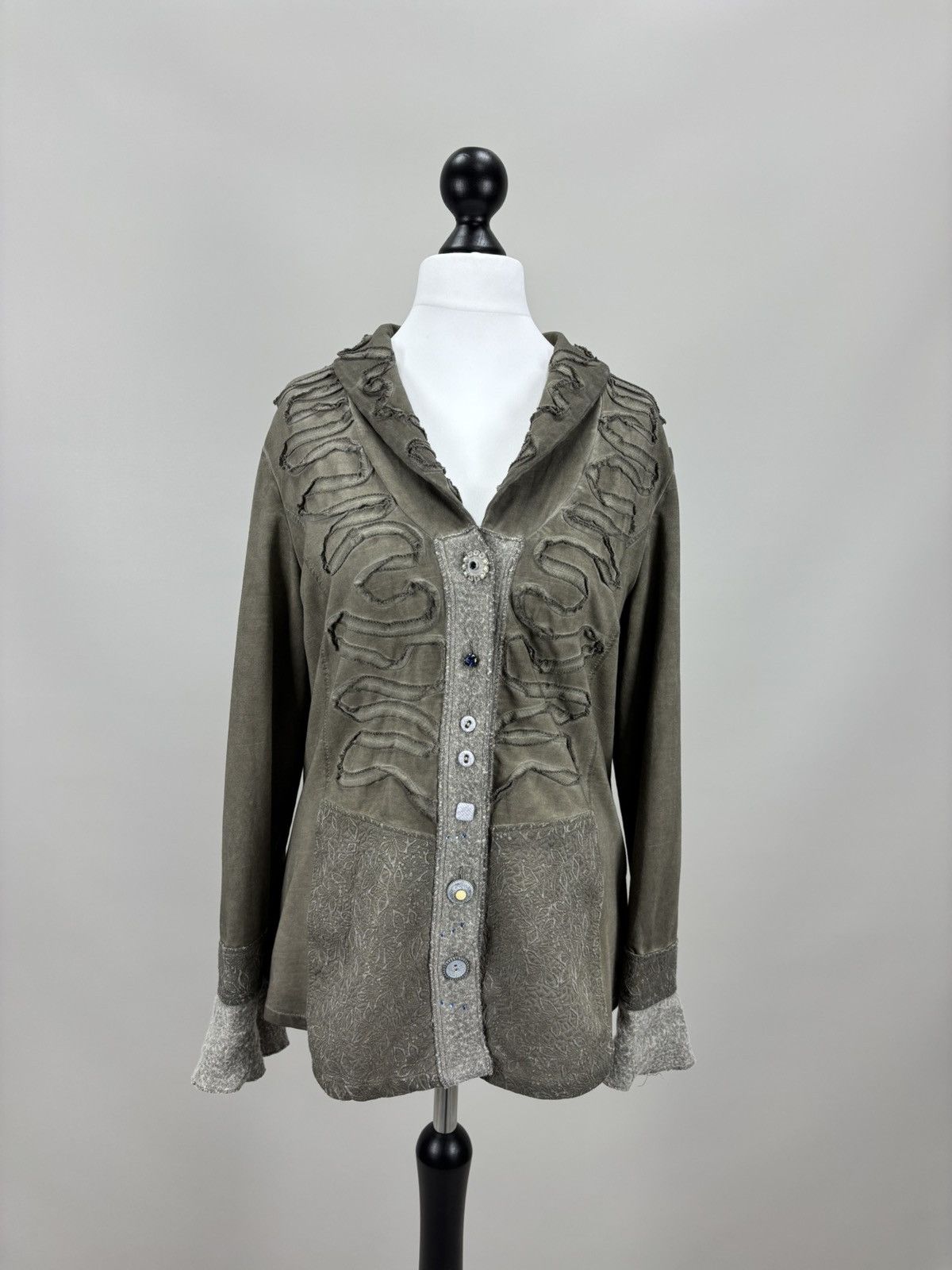Elisa Cavaletti Womens blazer Bottega by Elisa Cavaletti Size L Color Gray Size L / US 10 / IT 46 - 1 Thumbnail