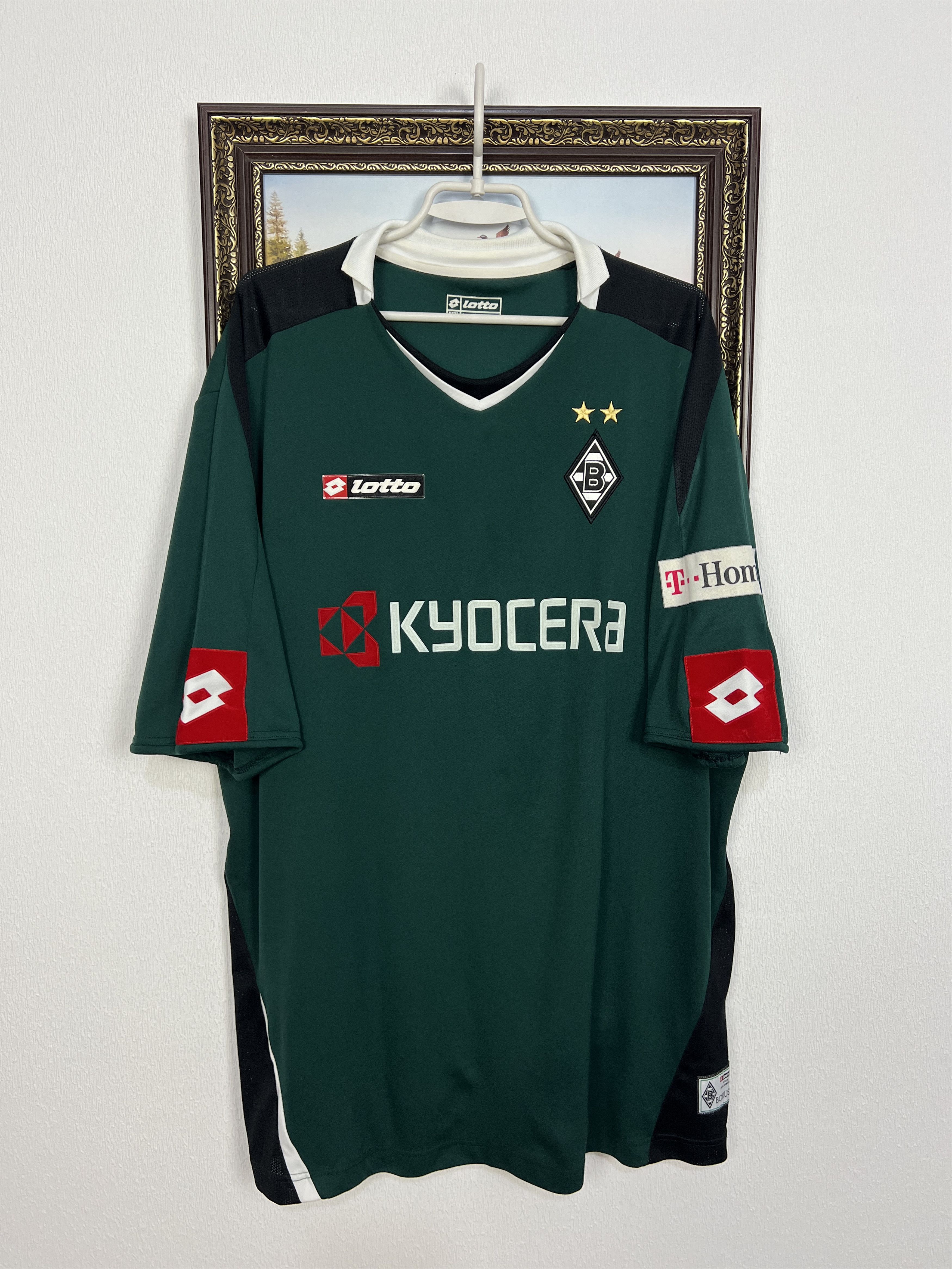 Lotto Sport Monchengladbach football shirt Soccer #10 Rosler Jersey 3XL Size US XXL / EU 58 / 5 - 1 Thumbnail