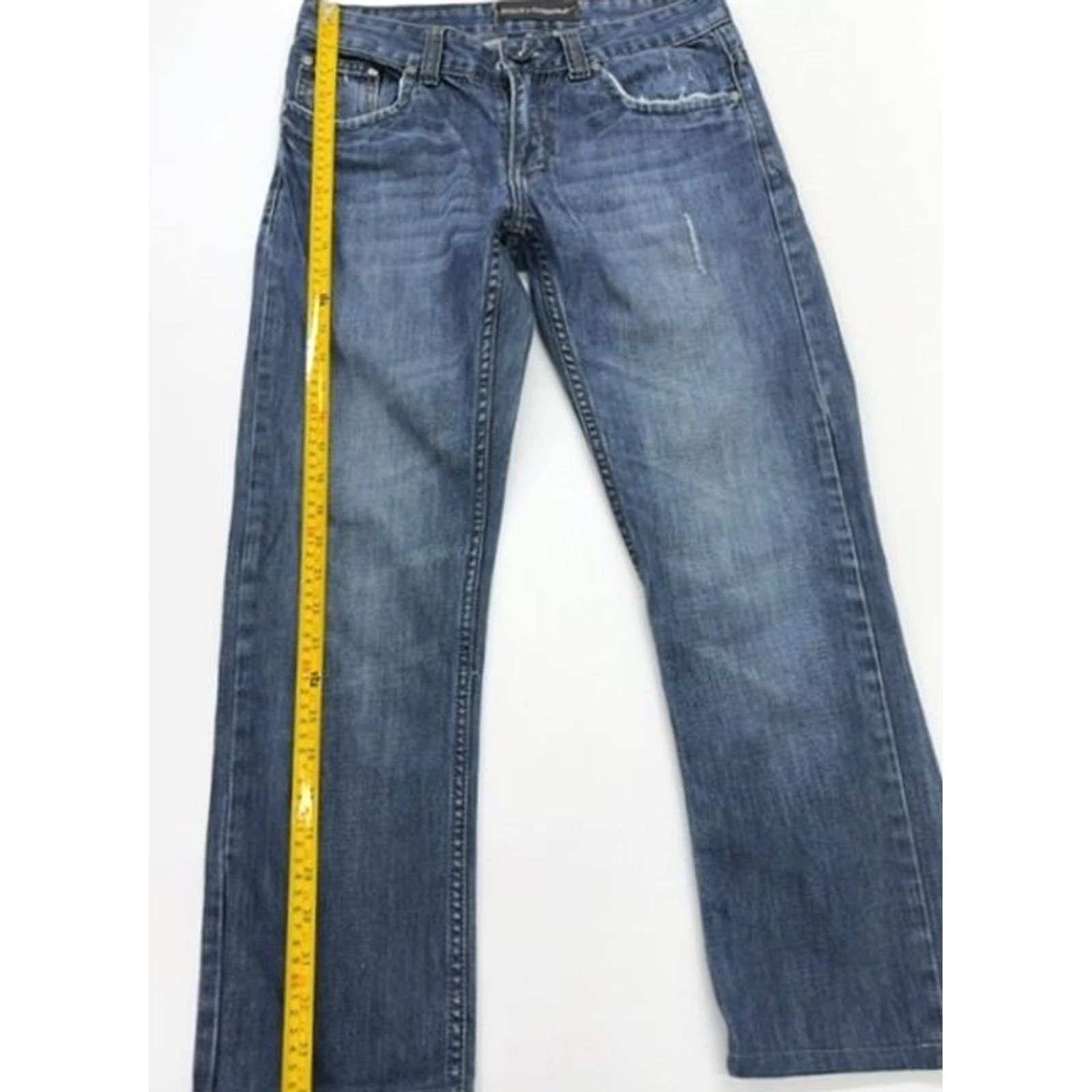 Dolce & Gabbana VINTAGE Dolce & Gabbana Men Blue Straight-Leg Jeans Size 29 Dark Wash Size US 29 - 5 Thumbnail