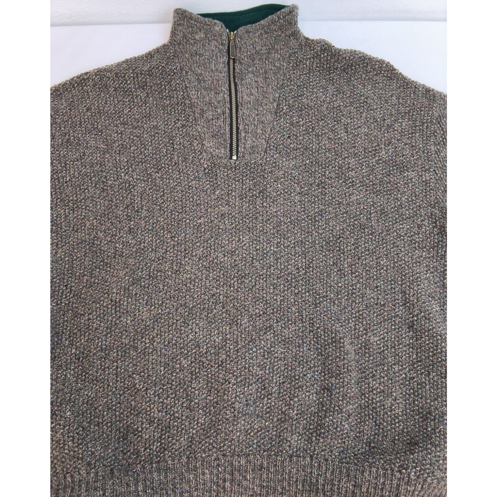 Orvis Orvis Zip Wool Sweater Men's 2XL Brown Vintage Outdoor USA Size US XXL / EU 58 / 5 - 4 Thumbnail
