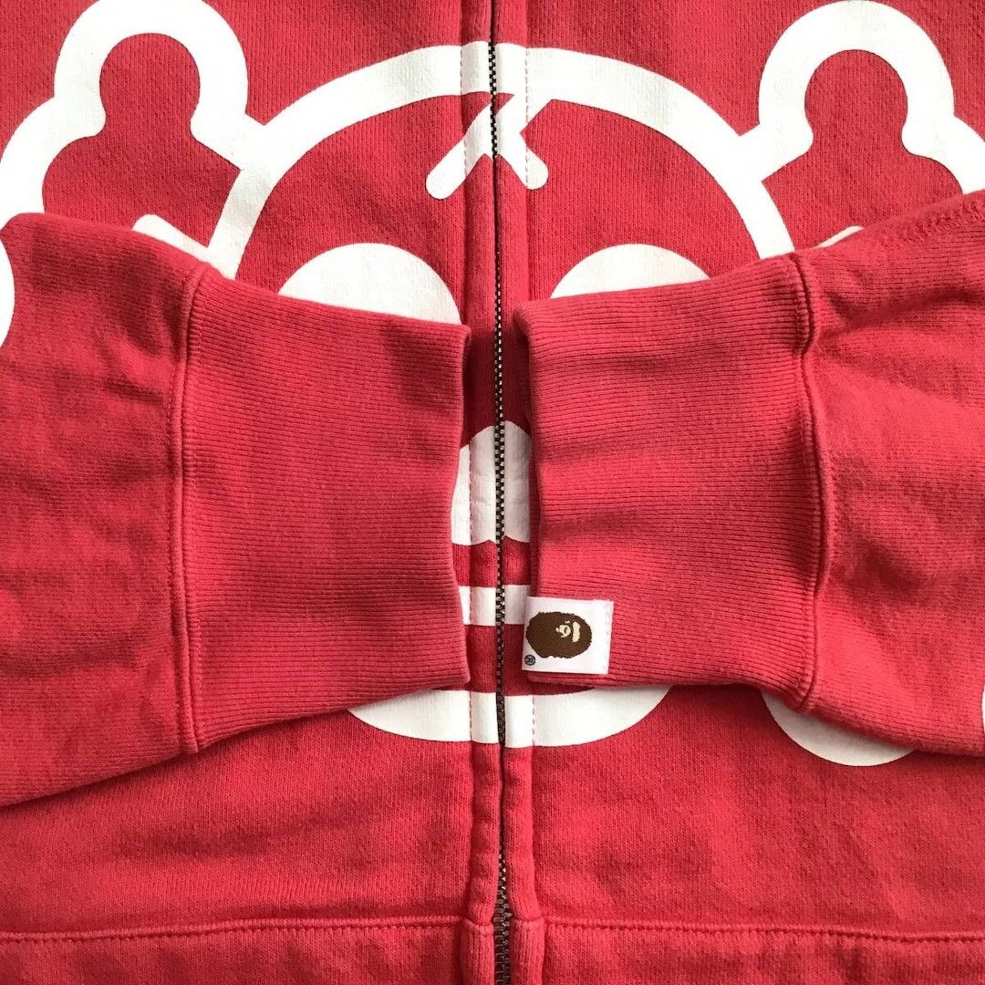 Bape BAPE MILO BONE full zip hoodie a bathing ape NIGO Size US L / EU 52-54 / 3 - 5 Thumbnail
