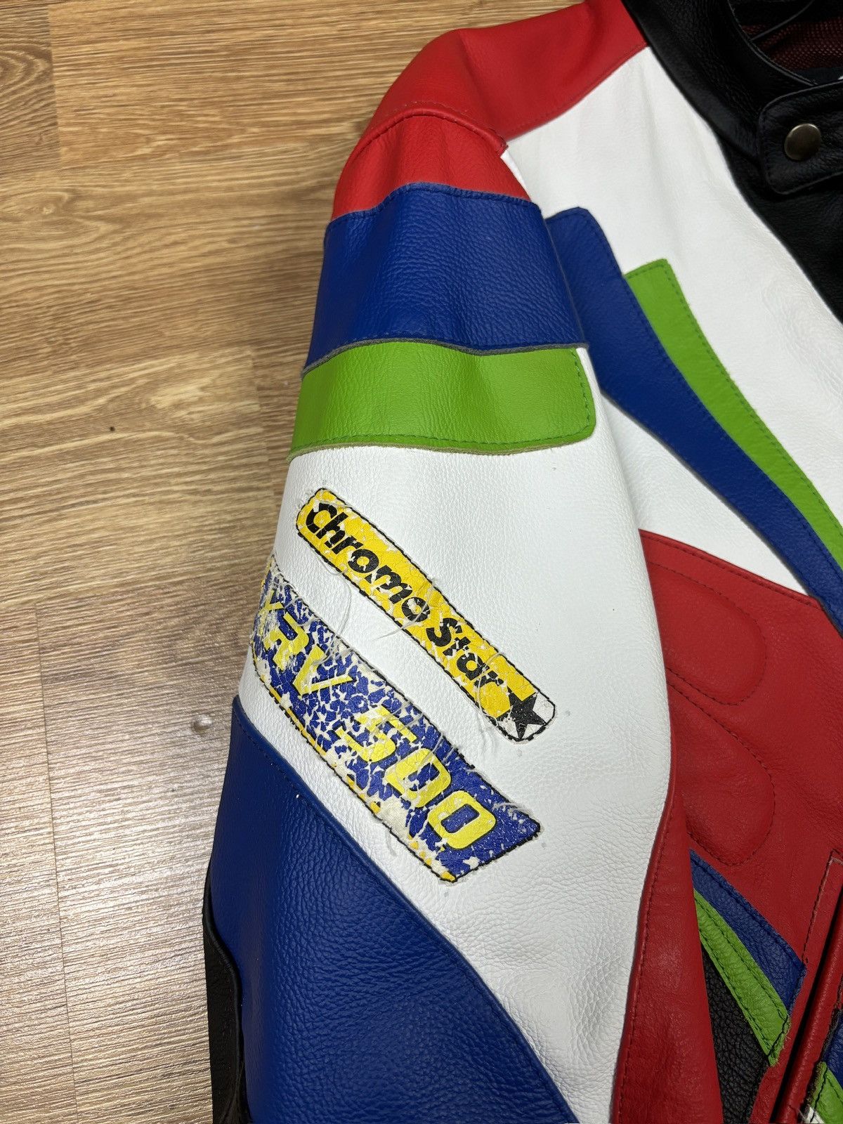 Dolce & Gabbana 2000s Dolce & Gabbana Multicolor Moto Jacket Size US S / EU 44-46 / 1 - 5 Thumbnail