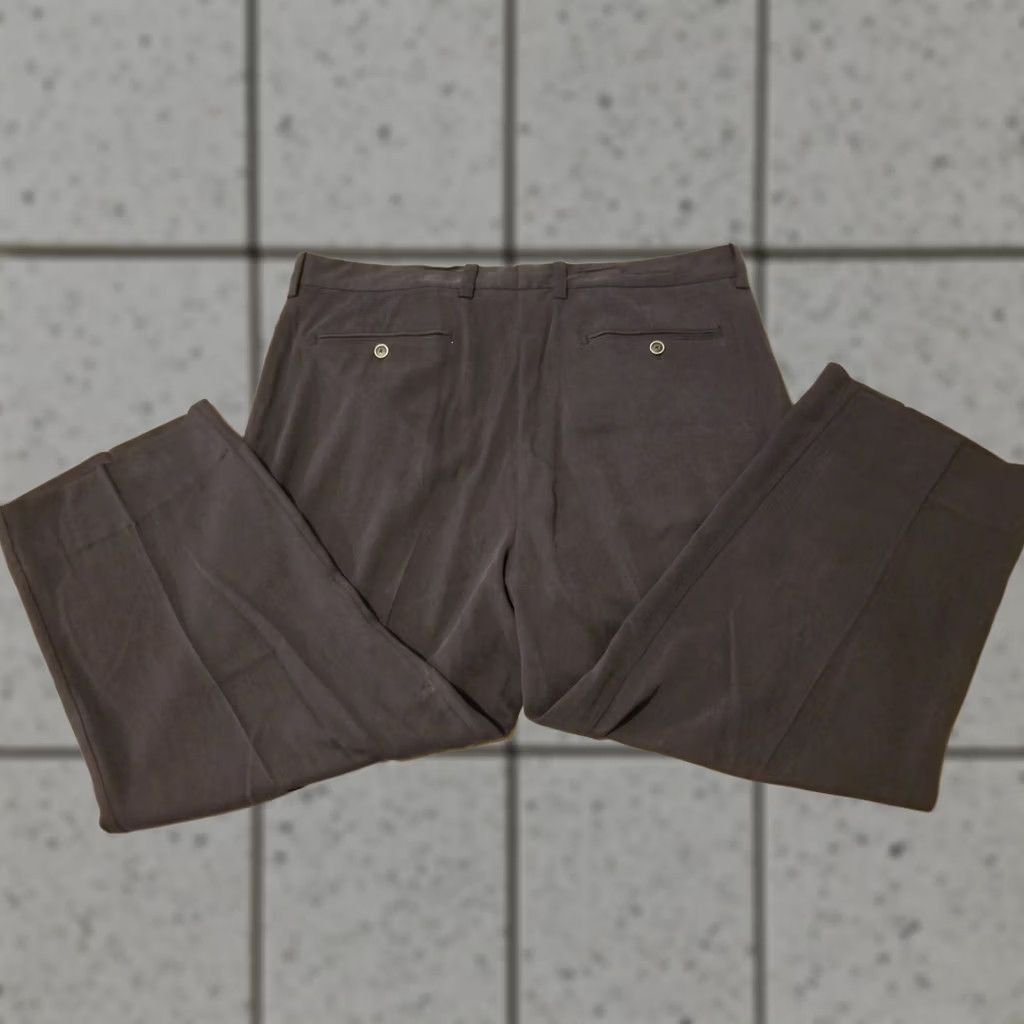Tommy Bahama Tommy Bahama Dress Mens 38 Silk Pants 38x25 Navy Slack Chino Trouser Size US 38 / EU 54 - 1 Thumbnail