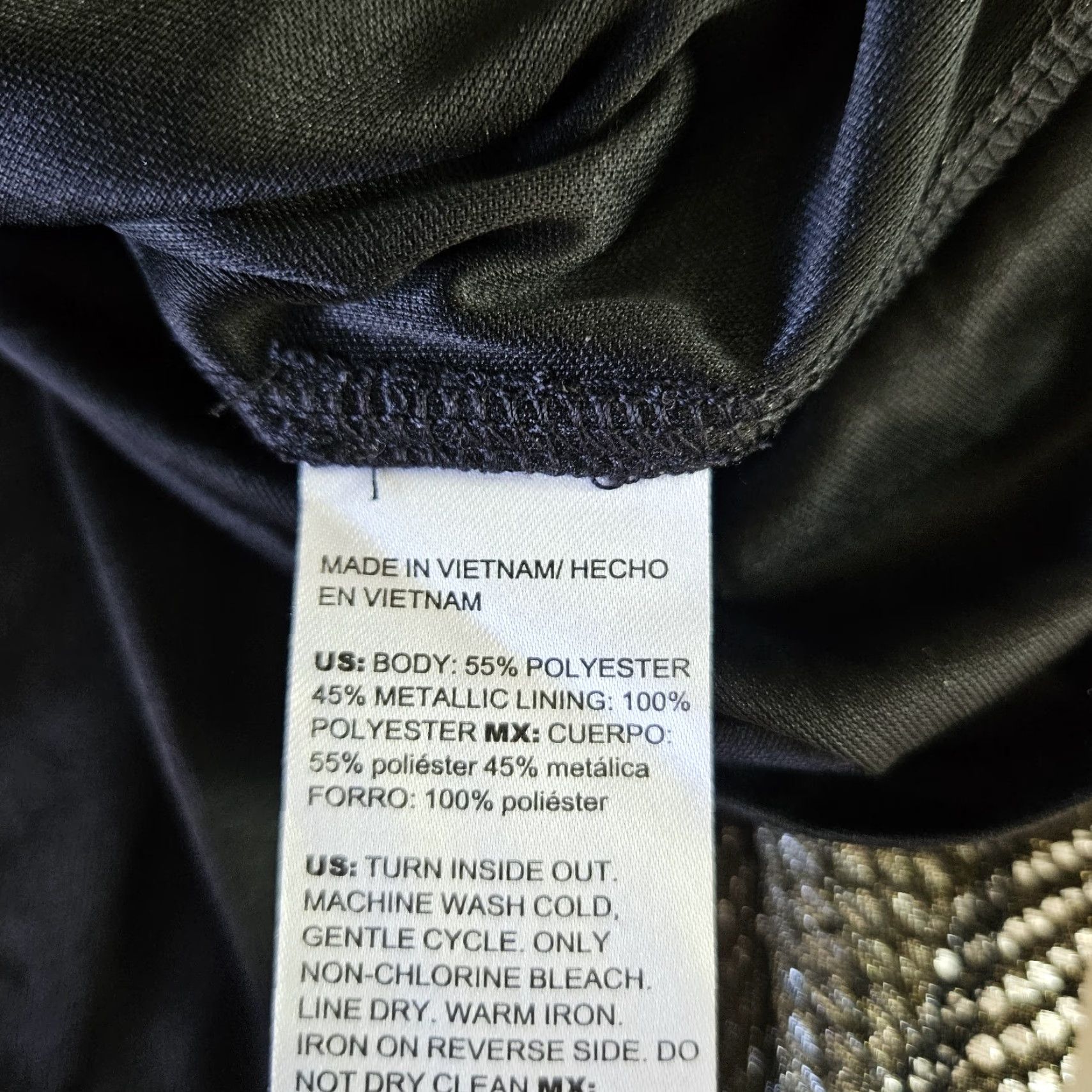 Vintage Chico's Women's Top Blouse Long Sleeve 2XL Silver Black Pullover Shirt Womens 2XL Silver Black Chico's Size XXL / US 16-18 / IT 52-54 - 4 Thumbnail