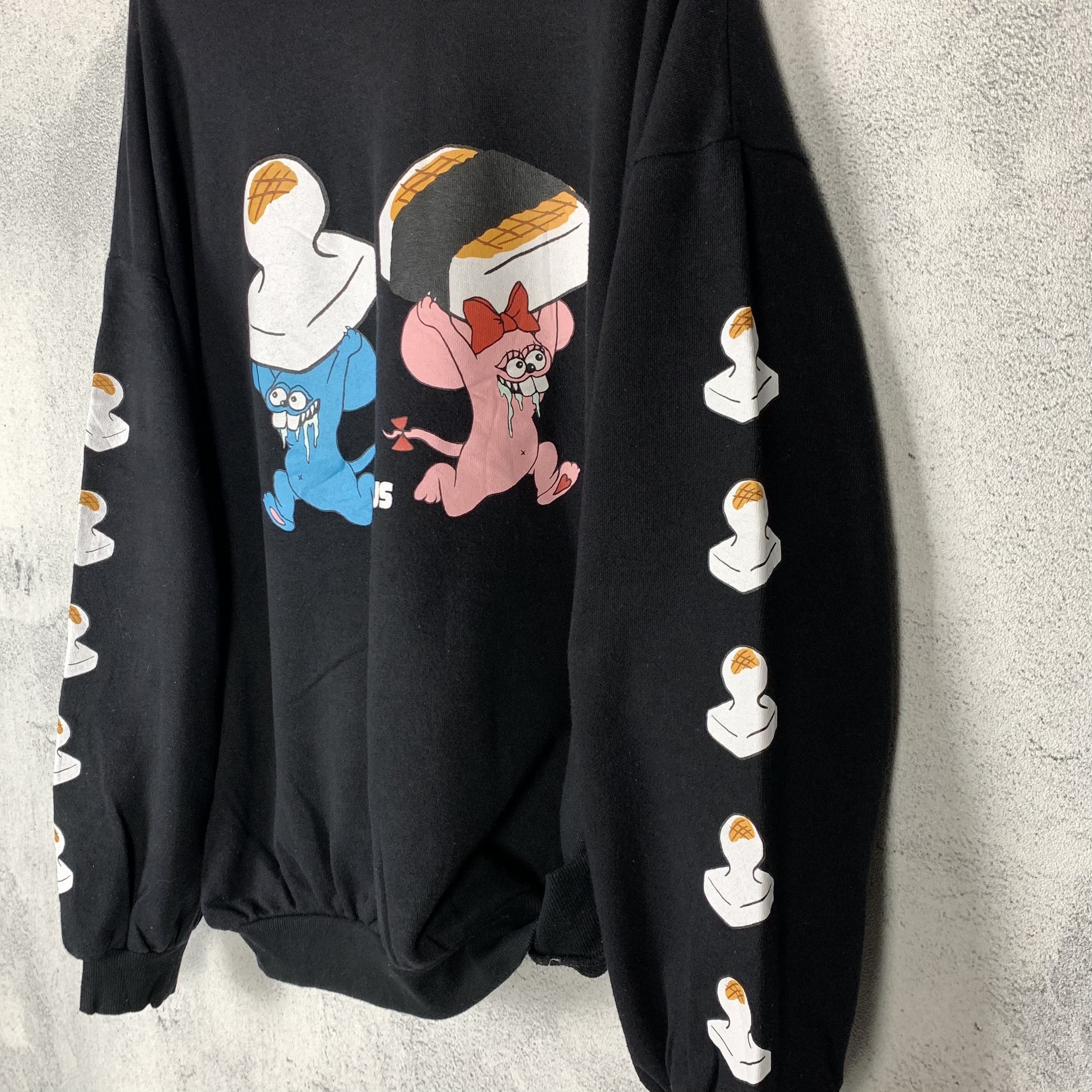 Japanese Brand Punyus Japanese Brand Oversized Sweatshirt Crewneck Size US XL / EU 56 / 4 - 3 Thumbnail