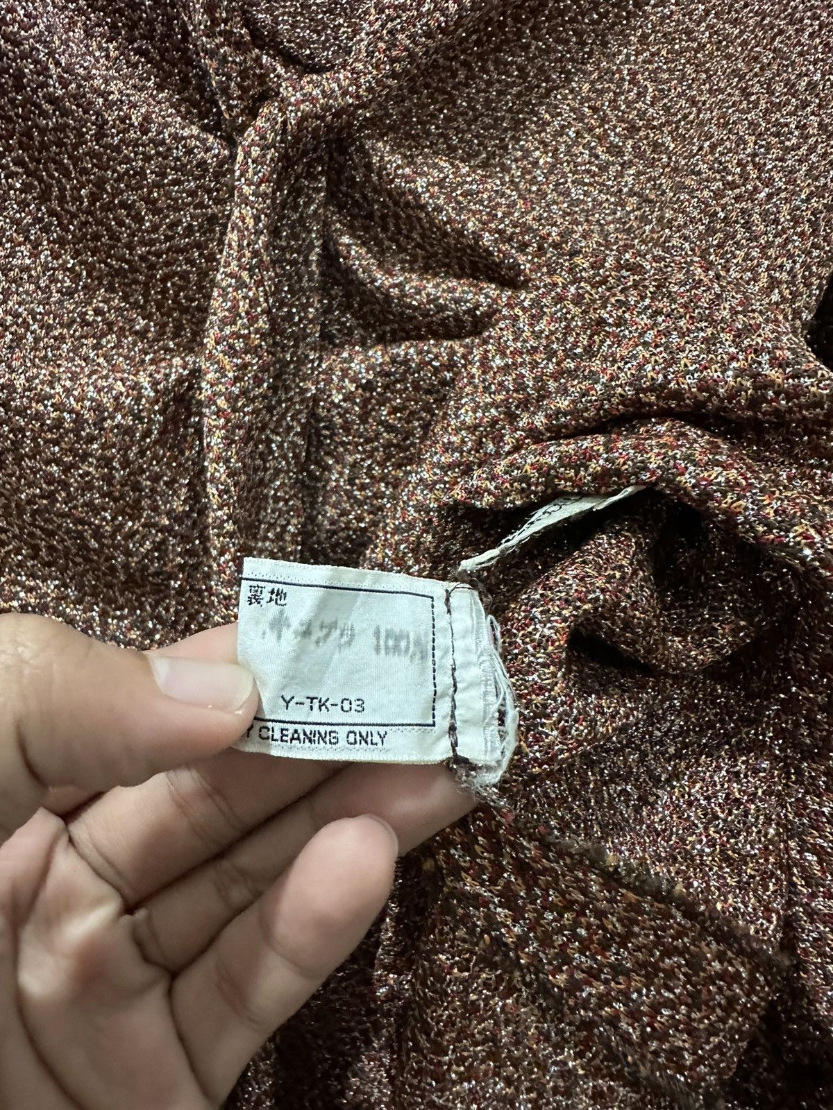 Christian Dior Monsieur × Vintage Vintage 70s Miss Dior Modele Exportation Glitter Blouse Size S / US 4 / IT 40 - 6 Thumbnail