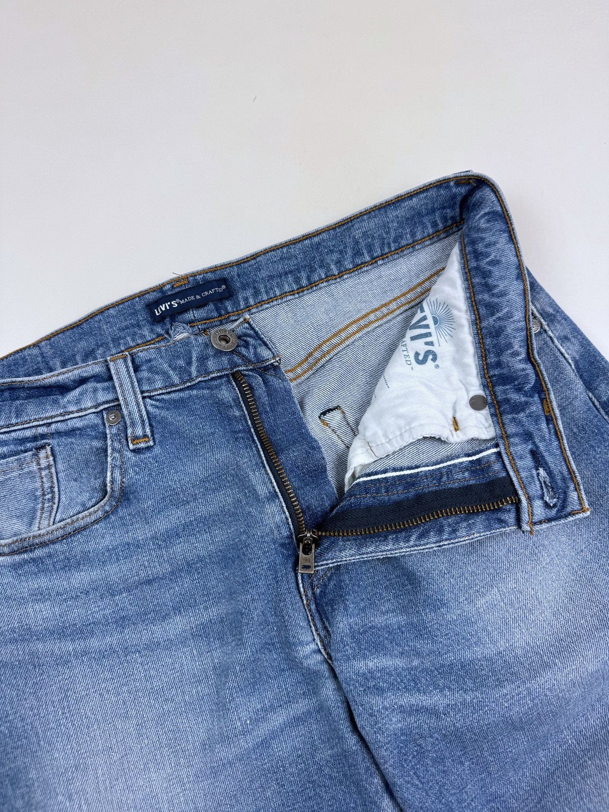 Levi's Made & Crafted Levi’s Made&Crafted 502 Taper Washed Denim Jeans Size US 31 - 8 Thumbnail