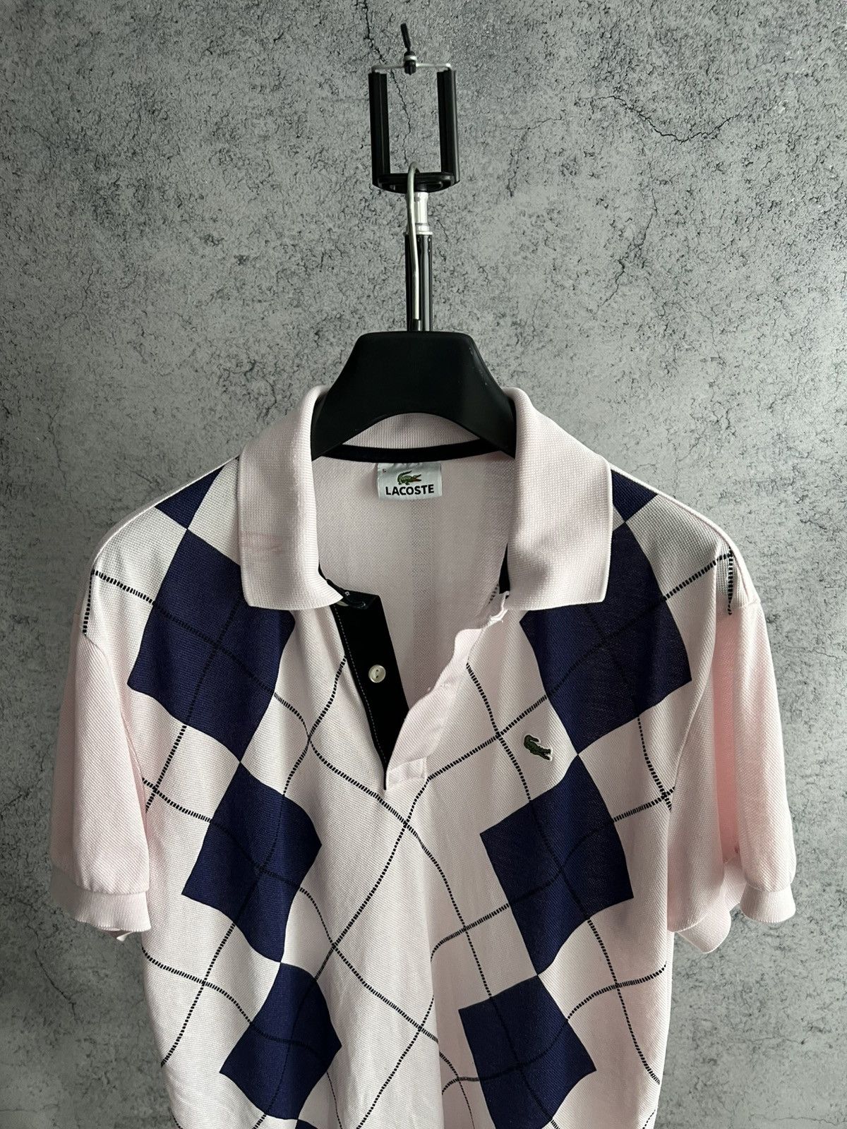 Lacoste Vintage Lacoste Polos Preppy Style 2000s Geometric Pattern Size M / US 6-8 / IT 42-44 - 2 Thumbnail
