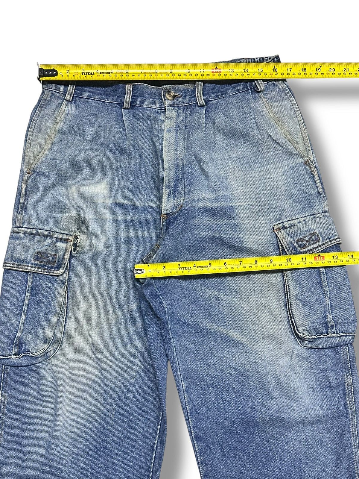 Japanese Brand Vintage Japanese Baggy Loose Style Jeans With Faded Wash Size US 33 - 9 Thumbnail