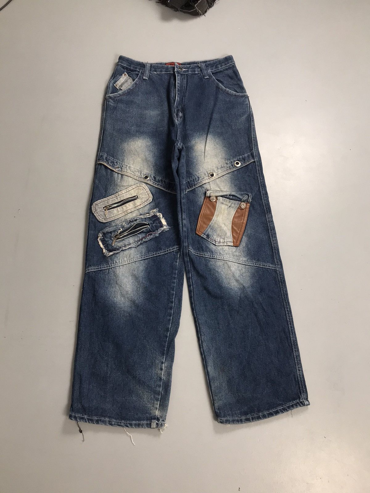 JNCO Vintage tiantangniao multi-pocket denim Size US 32 / EU 48 - 1 Thumbnail