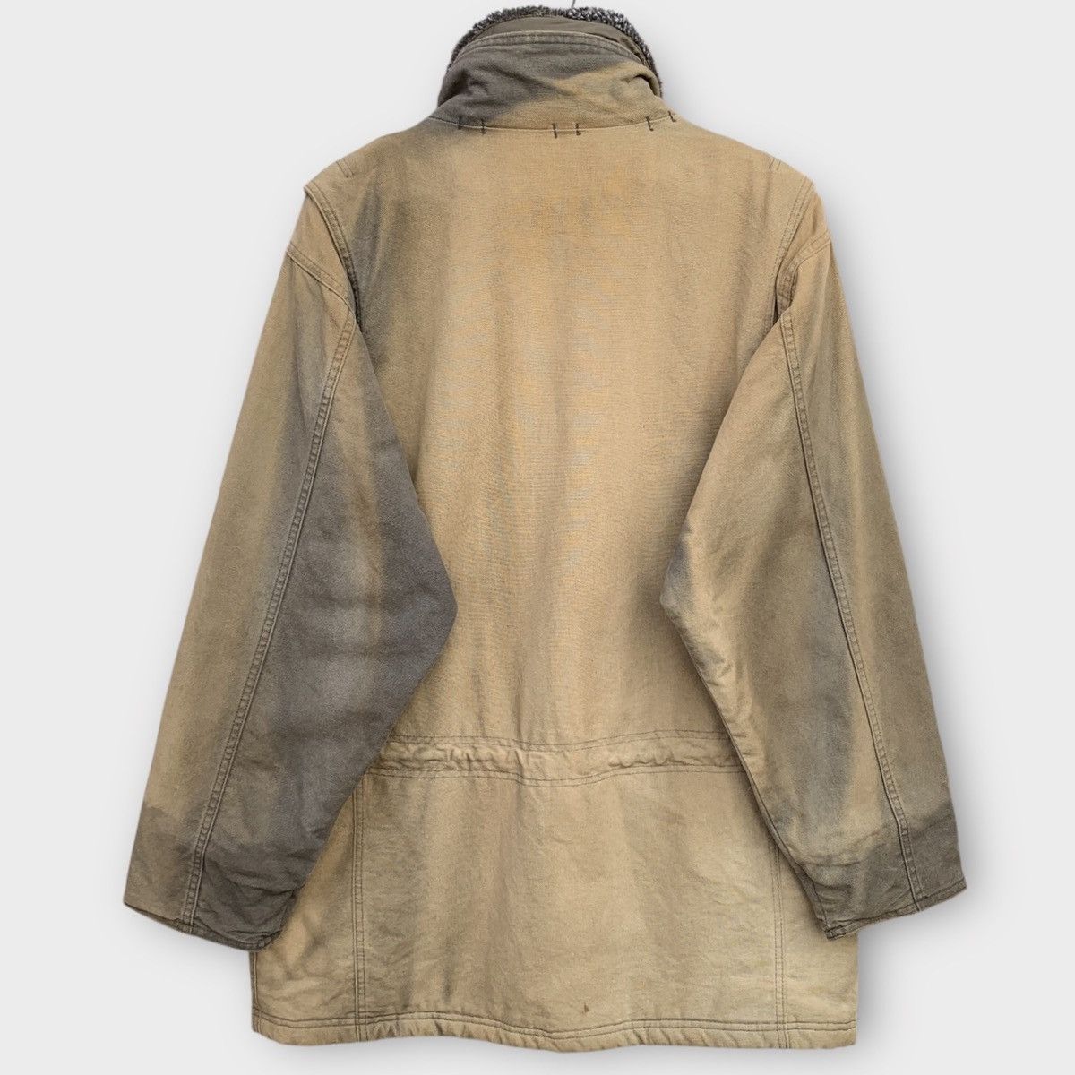 L.L. Bean Vintage Faded 1970s LL Bean Canvas + Chore Shearling Lined Size US L / EU 52-54 / 3 - 3 Thumbnail