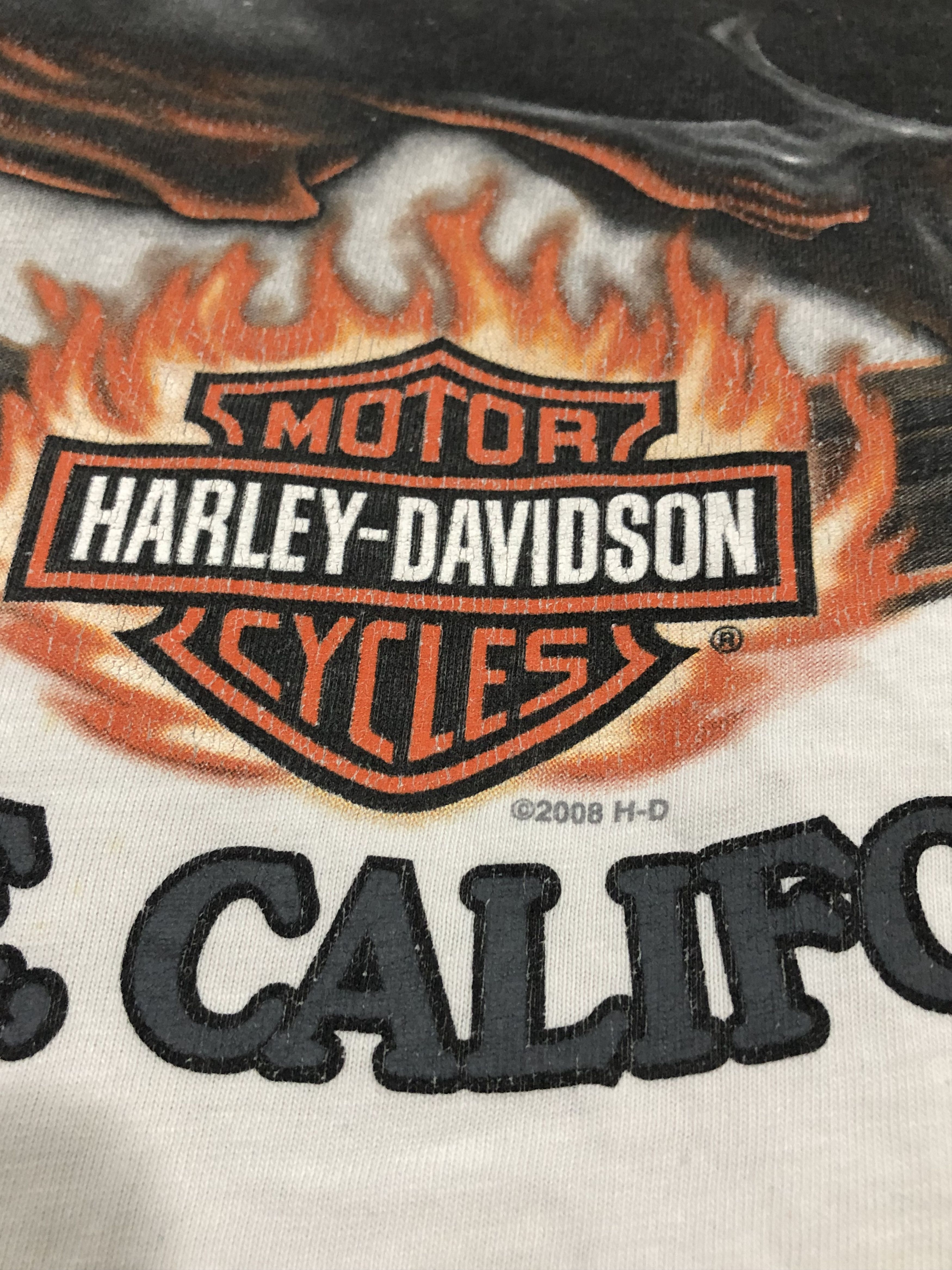 Harley Davidson × Vintage Vintage Y2k Harley Davidson Single Pocket Tshirt Size US L / EU 52-54 / 3 - 8 Thumbnail