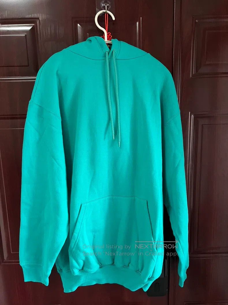 Other Balenciaga Logo printed lake blue hoodie Size US XXS / EU 40 - 3 Thumbnail
