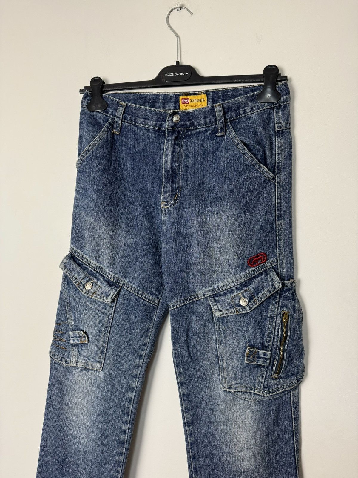 Ecko Unltd. Vintage Ecko Unltd Denim Cargo Jeans Y2K streetwear Style Size US 30 / EU 46 - 2 Thumbnail