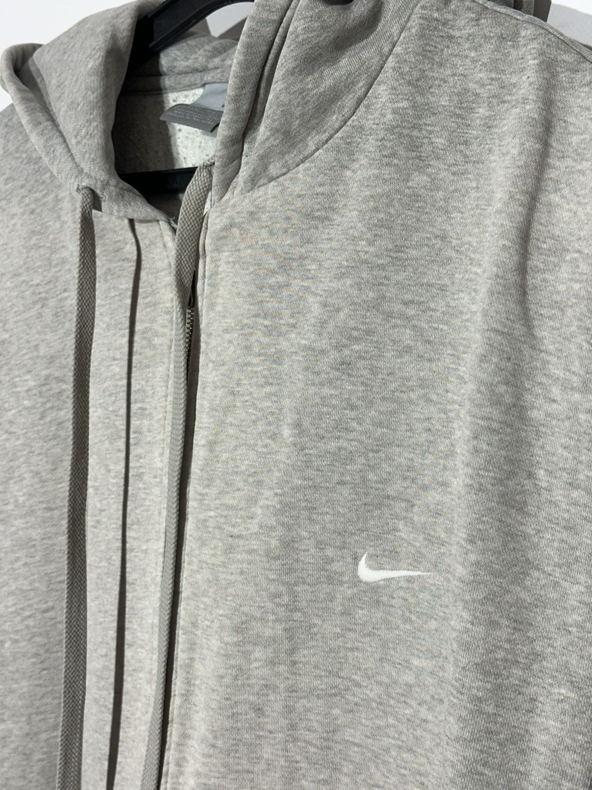 Nike Vintage Nike Silver Tag Grey Zip-Up Hoodie Size US XXL / EU 58 / 5 - 8 Thumbnail