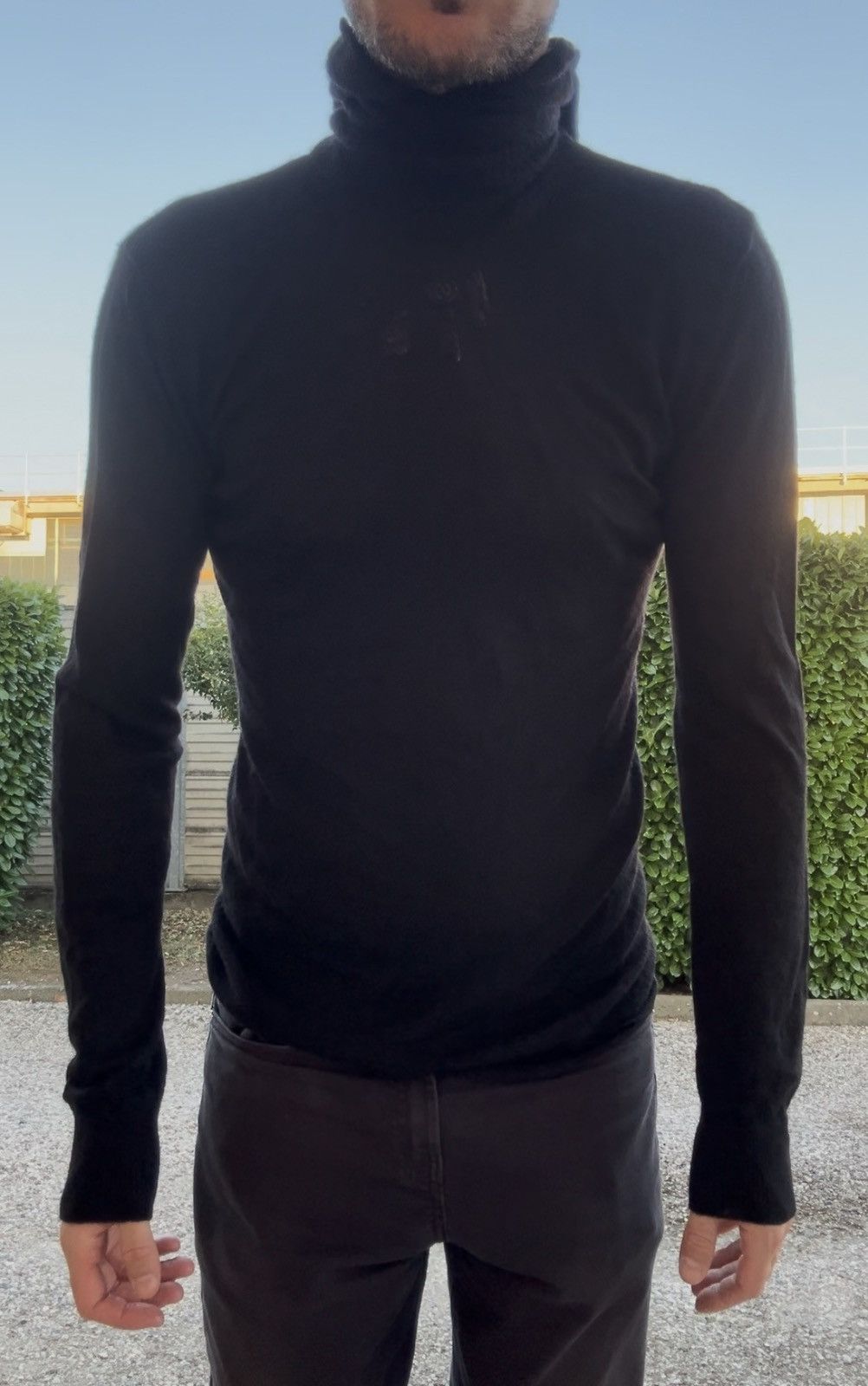 Rick Owens black cashmere knit hoodie VG+black M runway margiela saberi Size US M / EU 48-50 / 2 - 1 Thumbnail