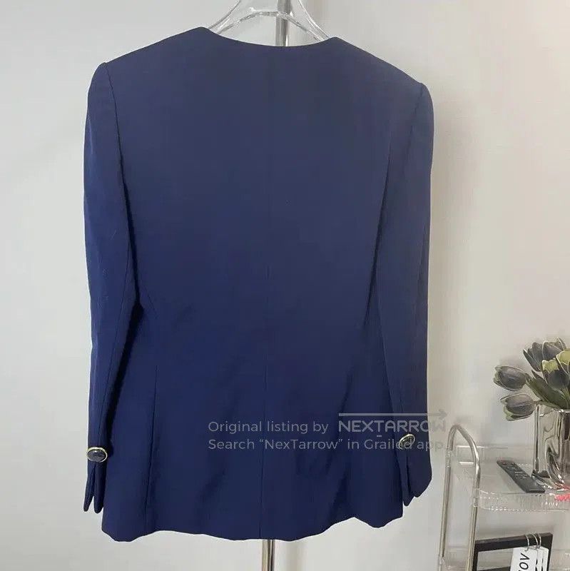 Dior Dior Blue Wool Women's Jacket . Size M / US 6-8 / IT 42-44 - 2 Thumbnail