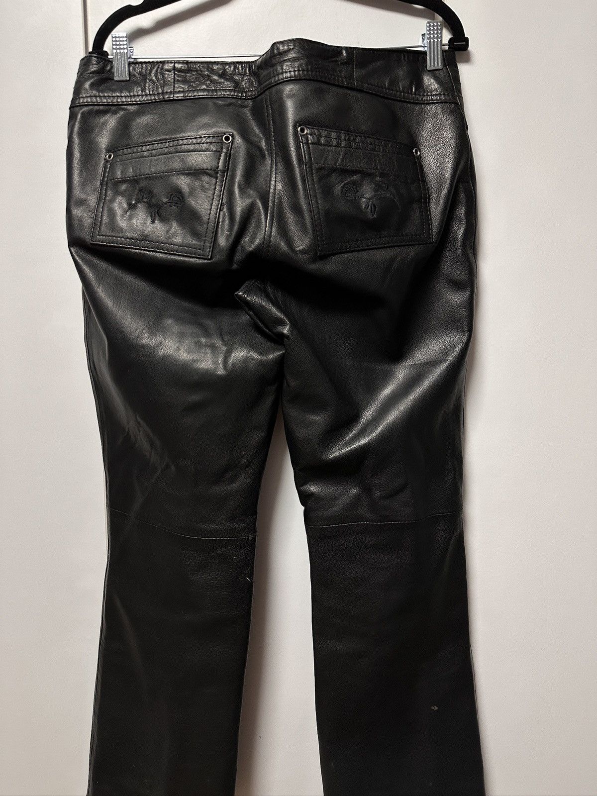 Other Leather pants with embroidery for women size M motorcycle Size 27" / US 4 / IT 40 - 8 Thumbnail
