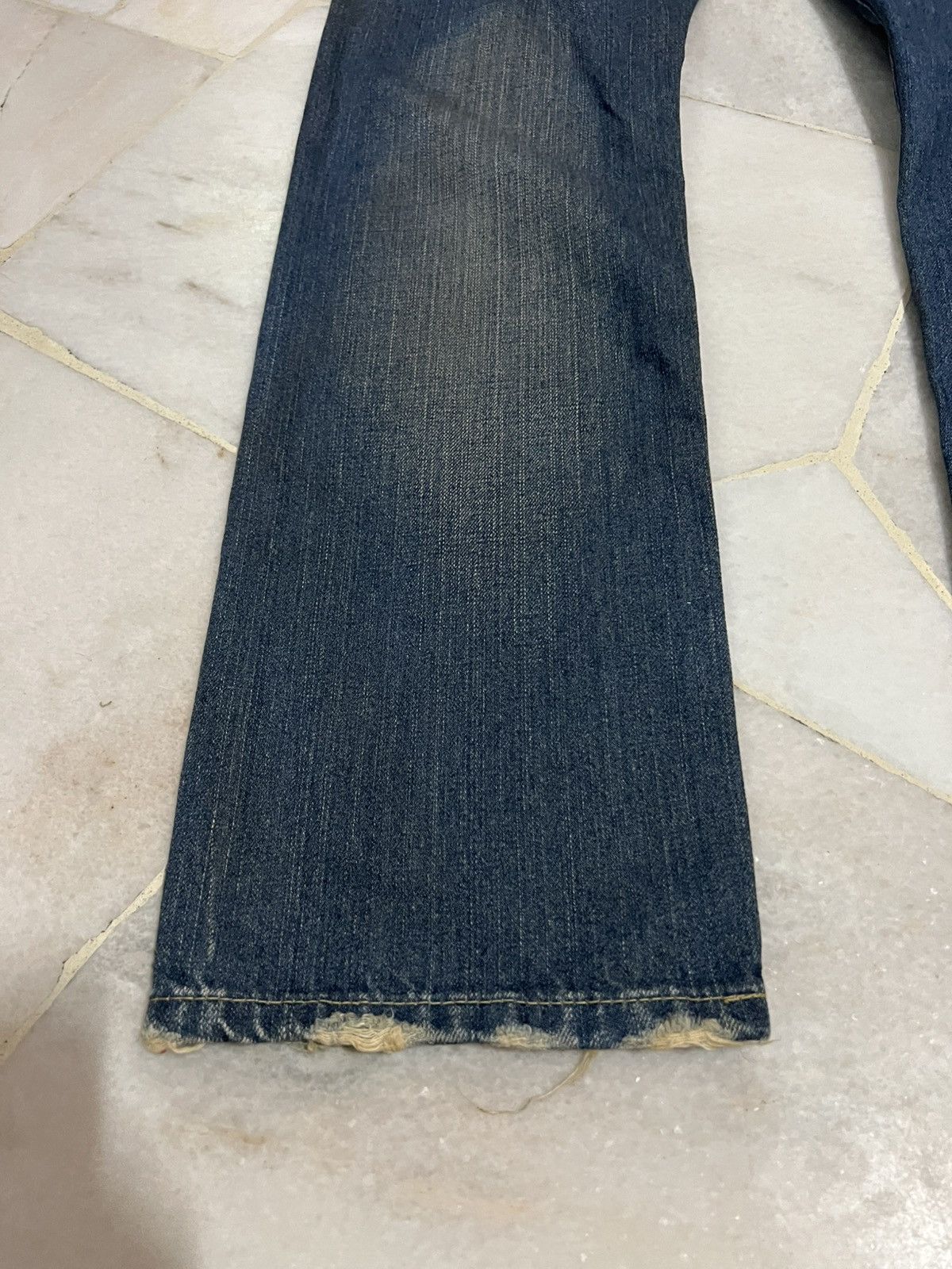 If Six Was Nine × Levi's × Levi's Vintage Clothing 🌈Vintage Levis 505 Distressed Faded Jeans Size US 32 / EU 48 - 15 Thumbnail