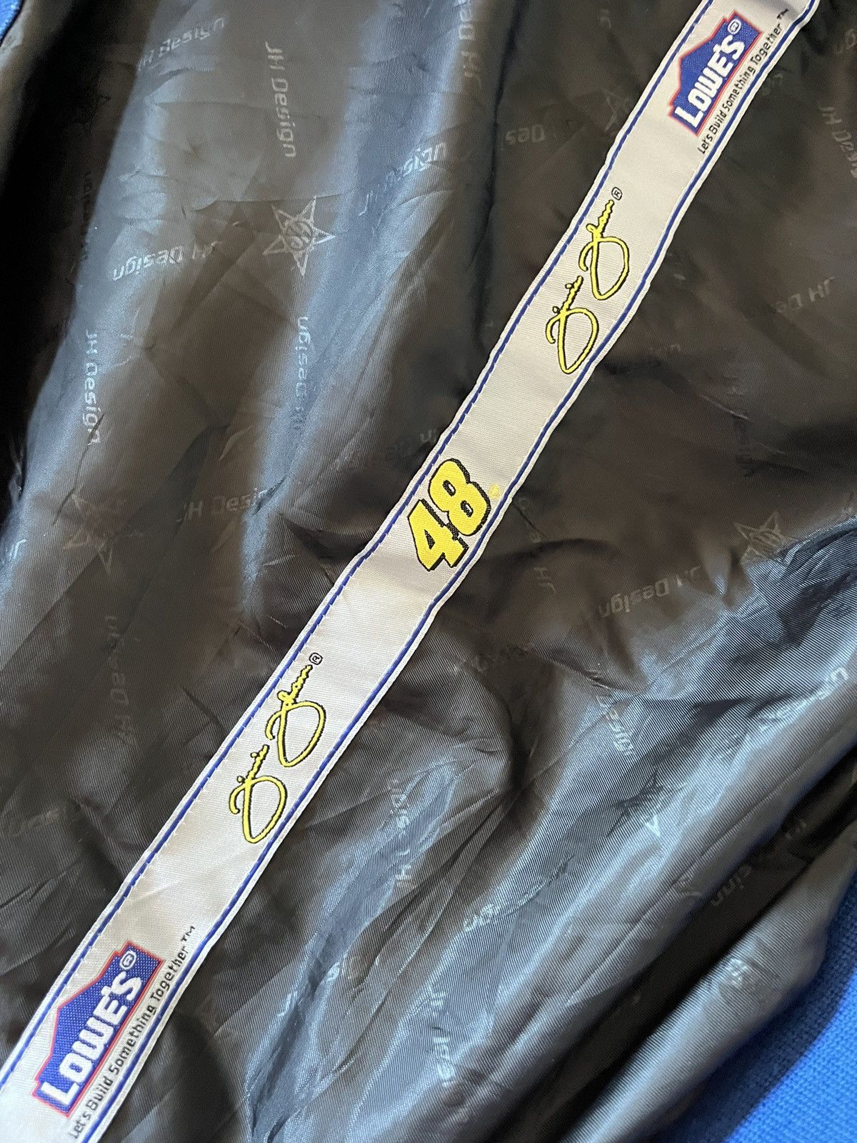 NASCAR Vintage 00’s JH Design Jimmie Johnson Nascar Jacket Racing Size XS / US 0-2 / IT 36-38 - 13 Thumbnail
