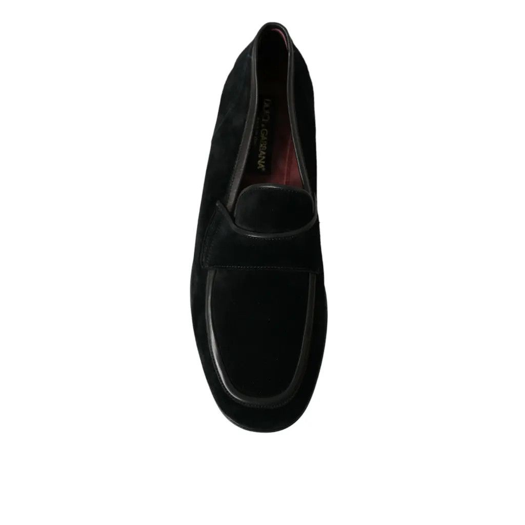 Dolce & Gabbana o1y0125 Velvet Loafers in Black Size US 6 / EU 39 - 2 Thumbnail
