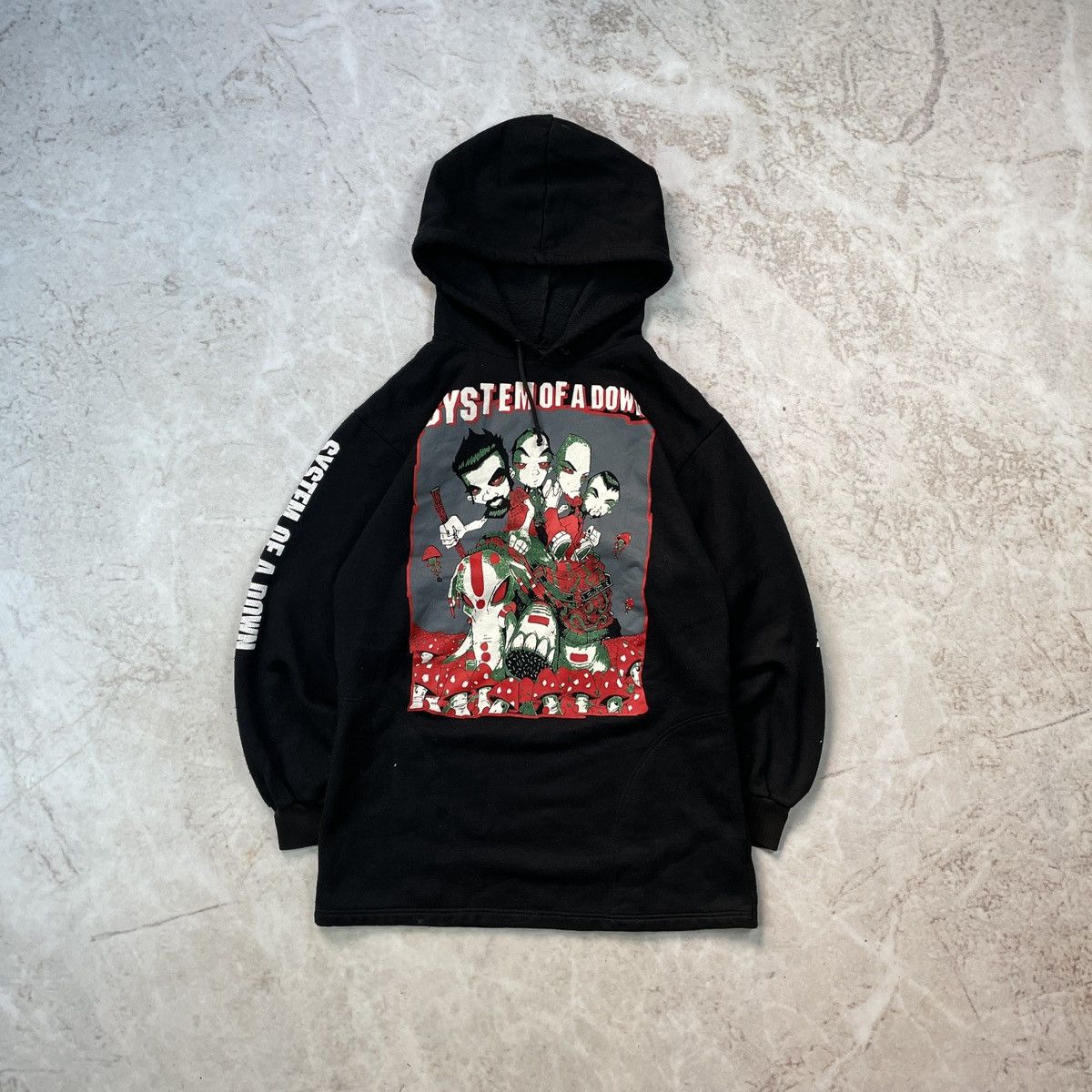 Vintage System Of A Down Mushrooms Hoodie