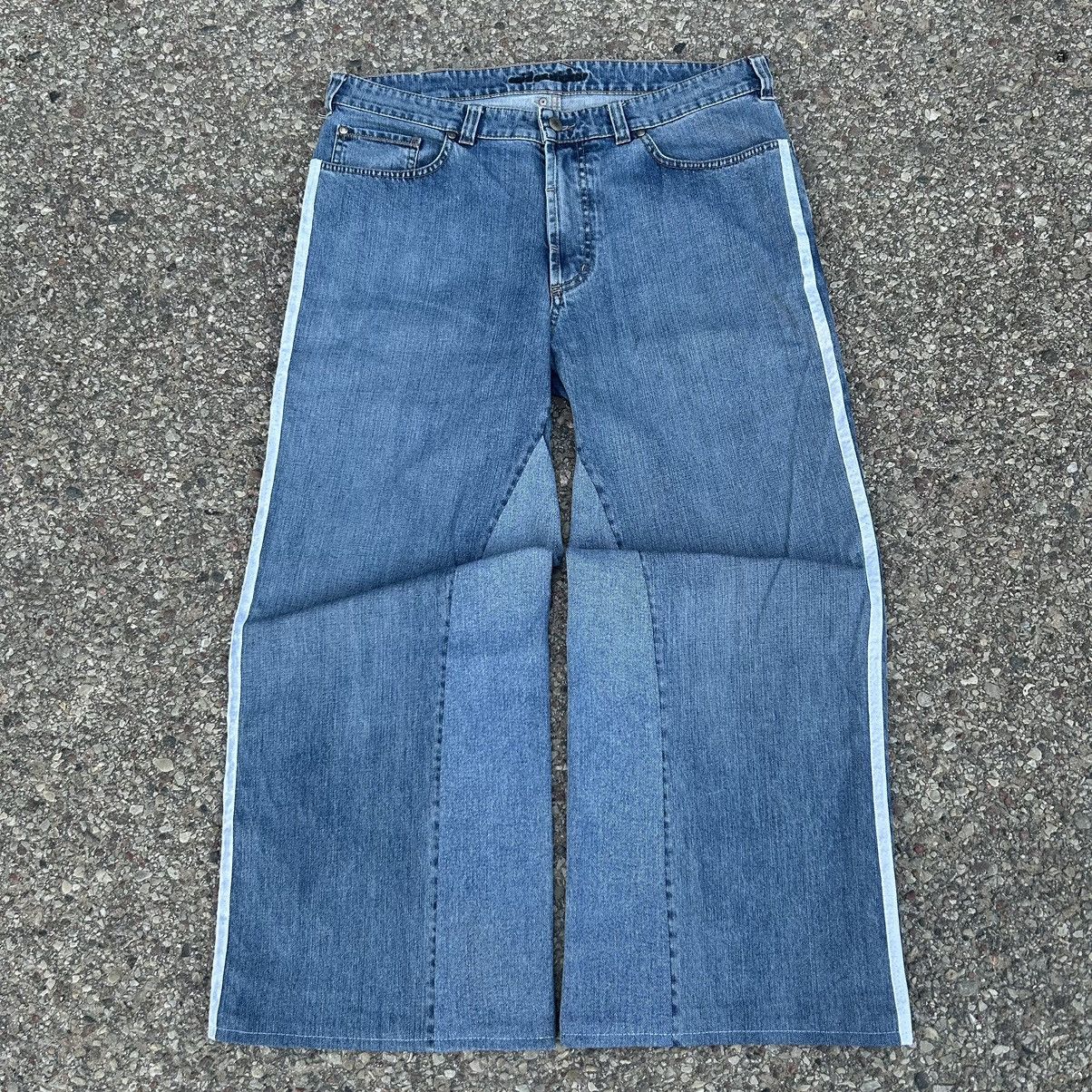 Handmade rew* adidas jeans Size US 34 / EU 50 - 3 Thumbnail